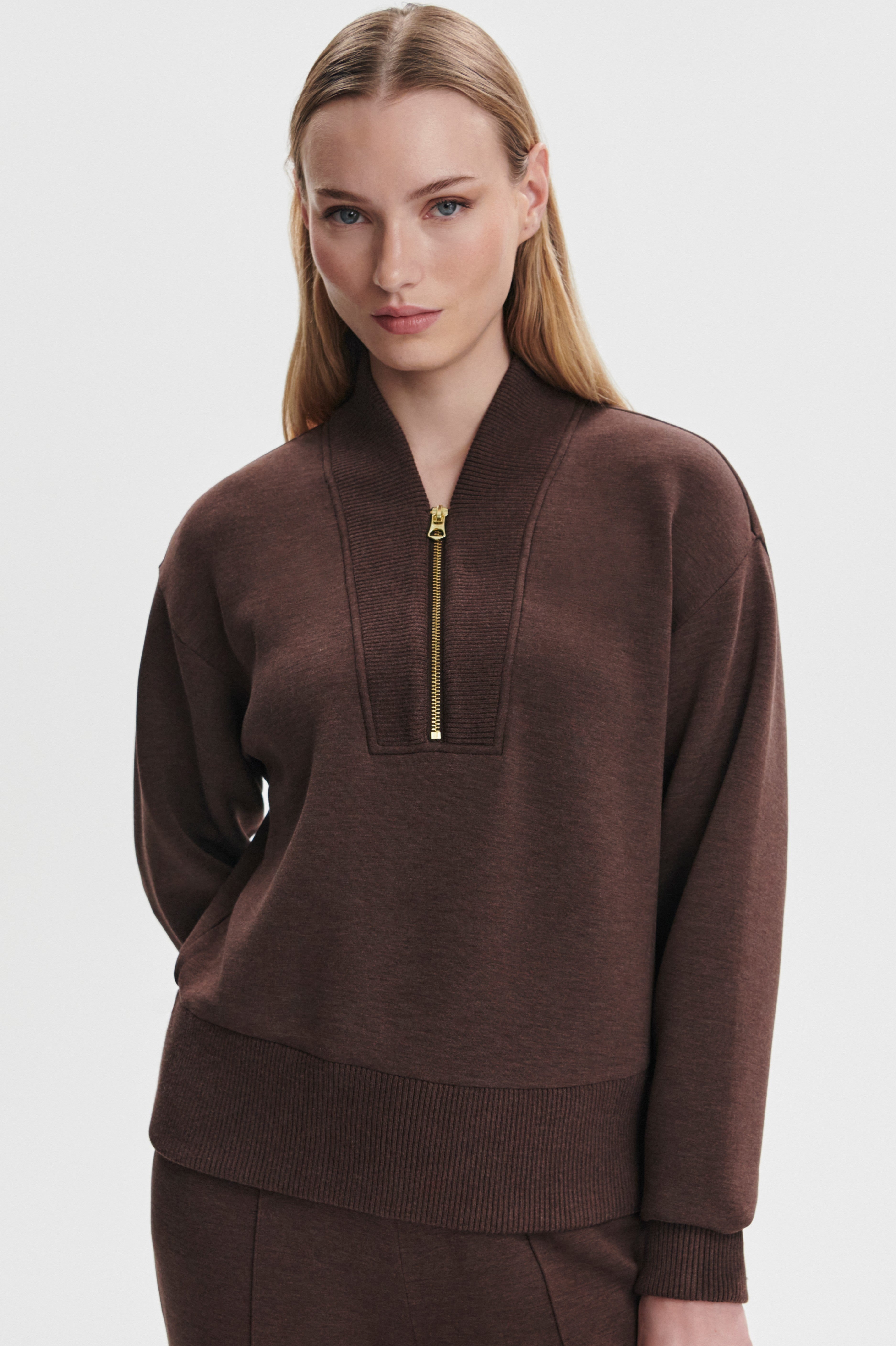 Sally Half Zip Sweat