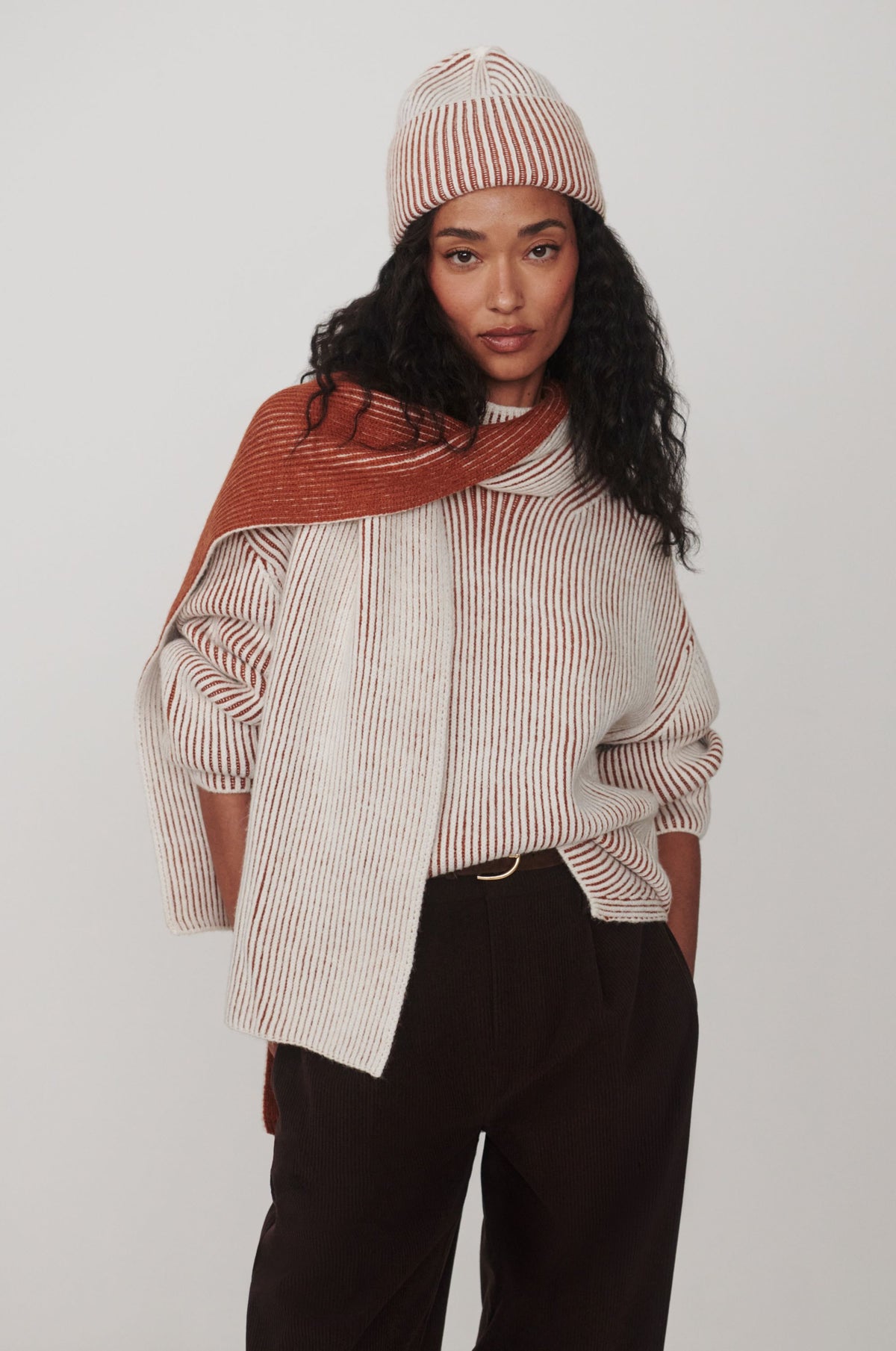 Dionne Plated Knit Beanie