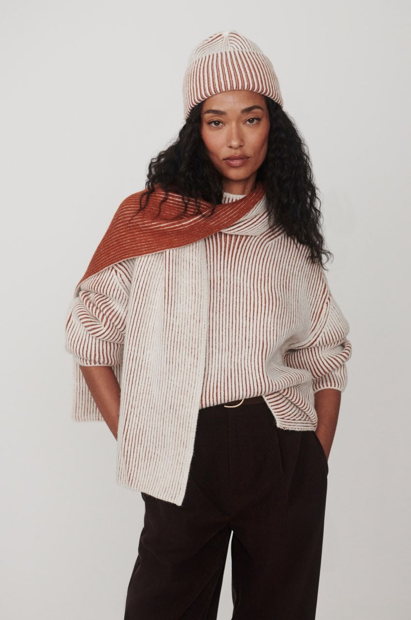 Deville Planted Knit Scarf