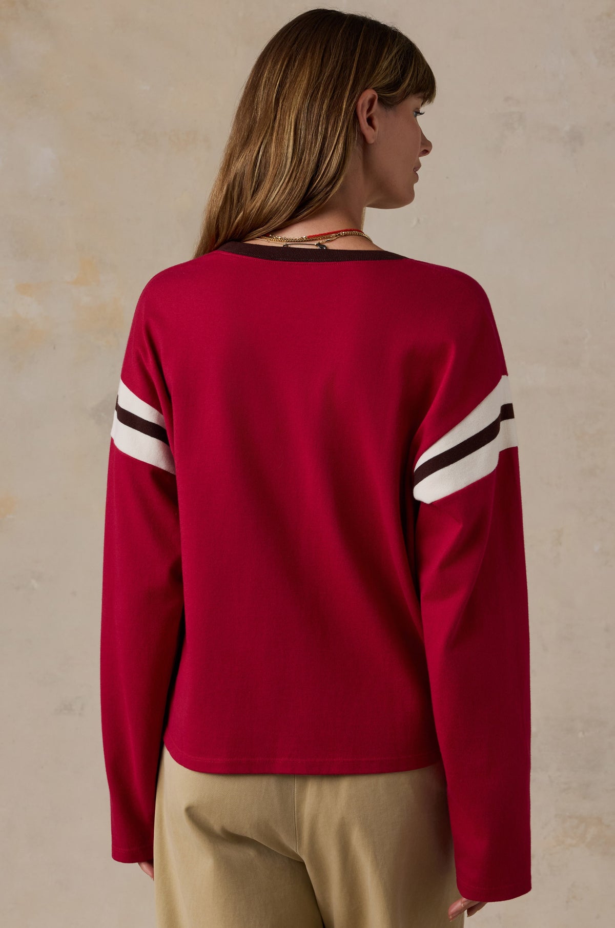Sport Jersey Throwback Long Sleeve Tee