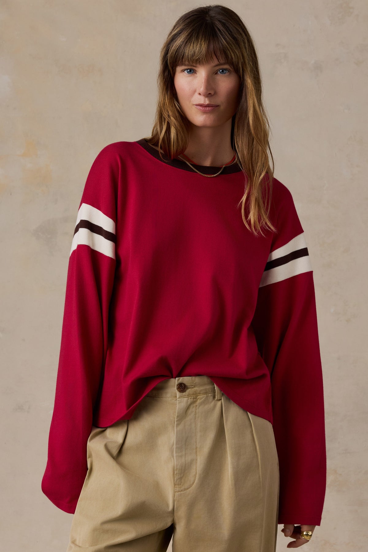 Sport Jersey Throwback Long Sleeve Tee