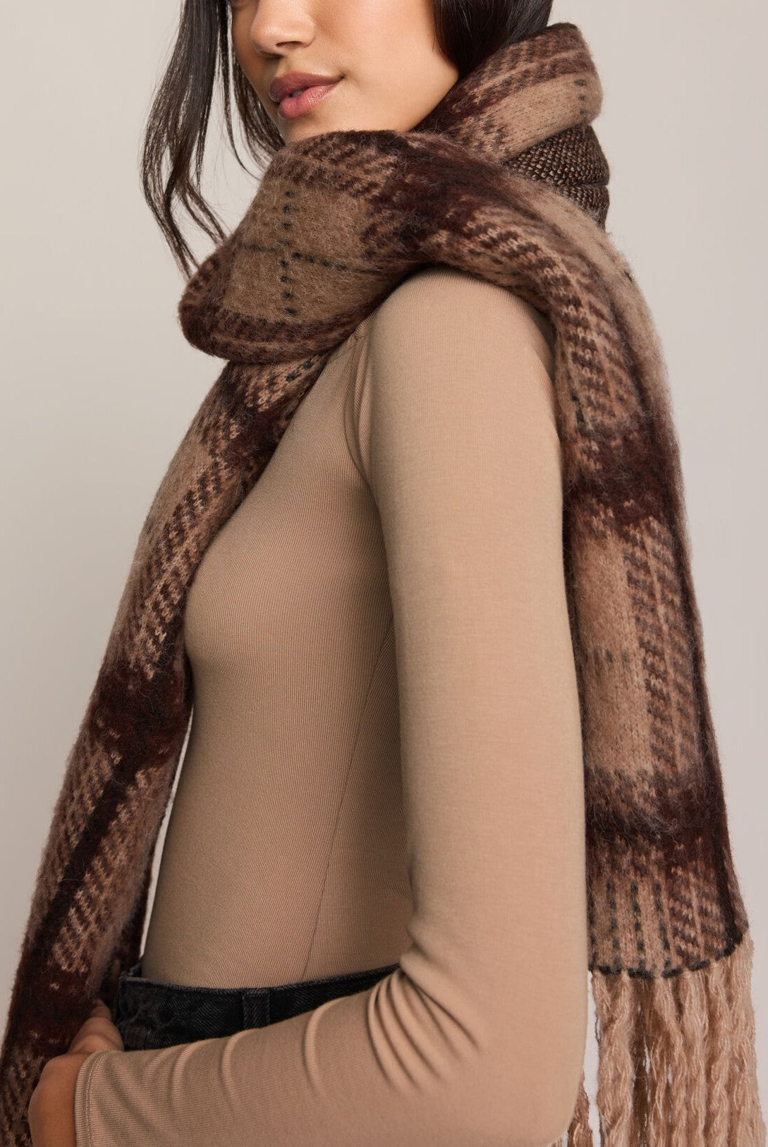 Frostline Plaid Scarf