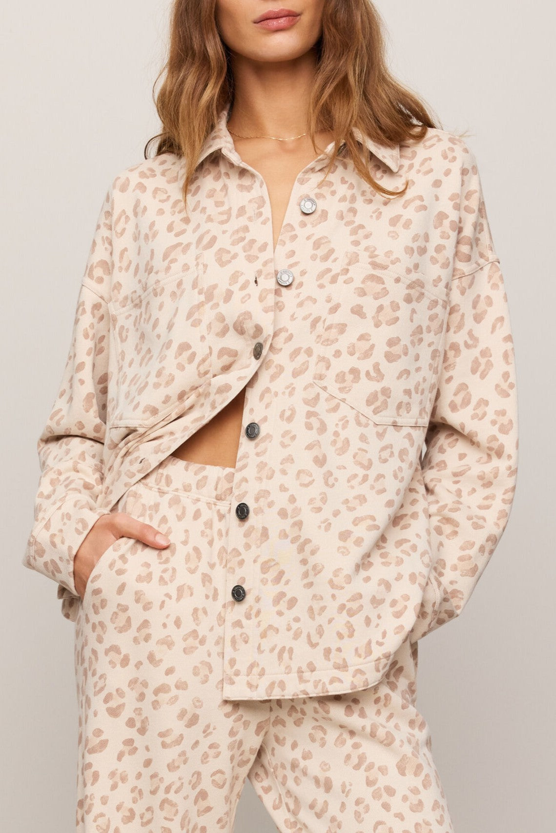 All Day Knit Leopard Jacket