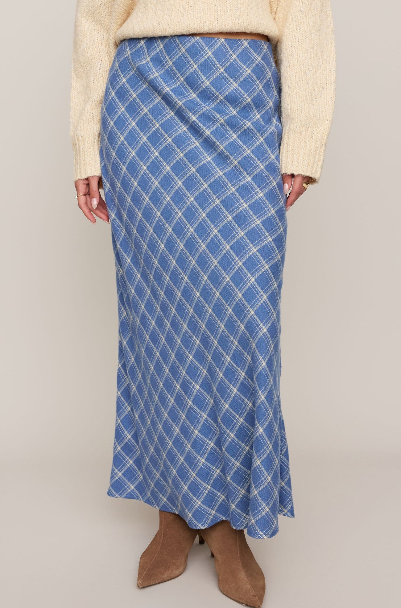 Europa Plaid Skirt