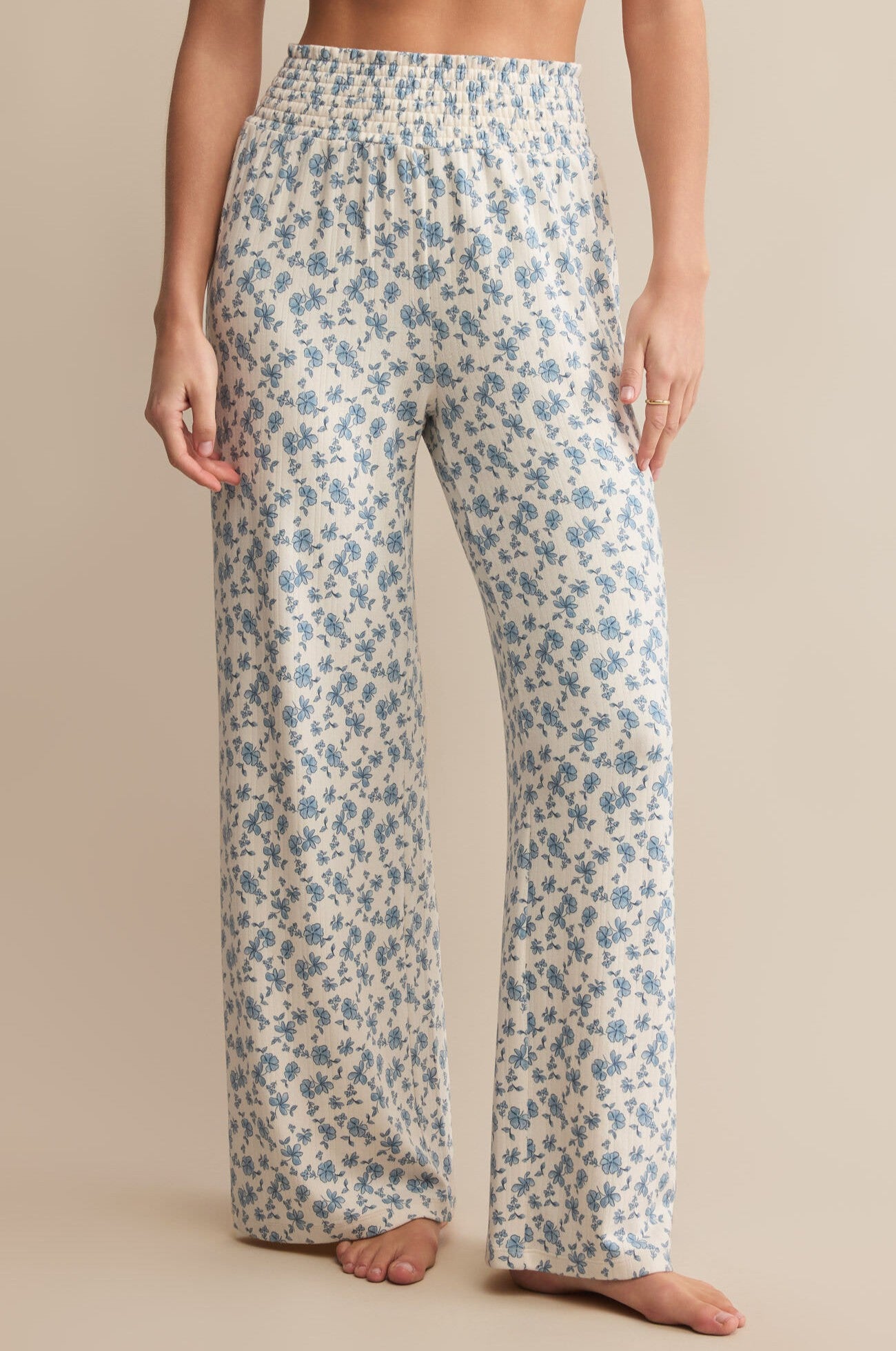 Dawn Smocked Ditsy Pant