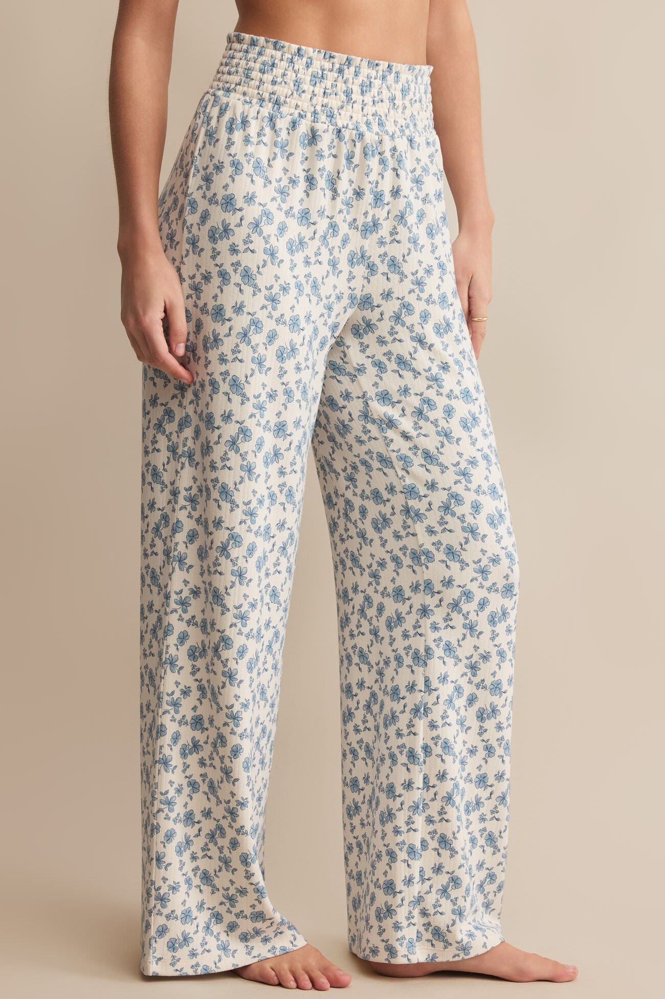 Dawn Smocked Ditsy Pant