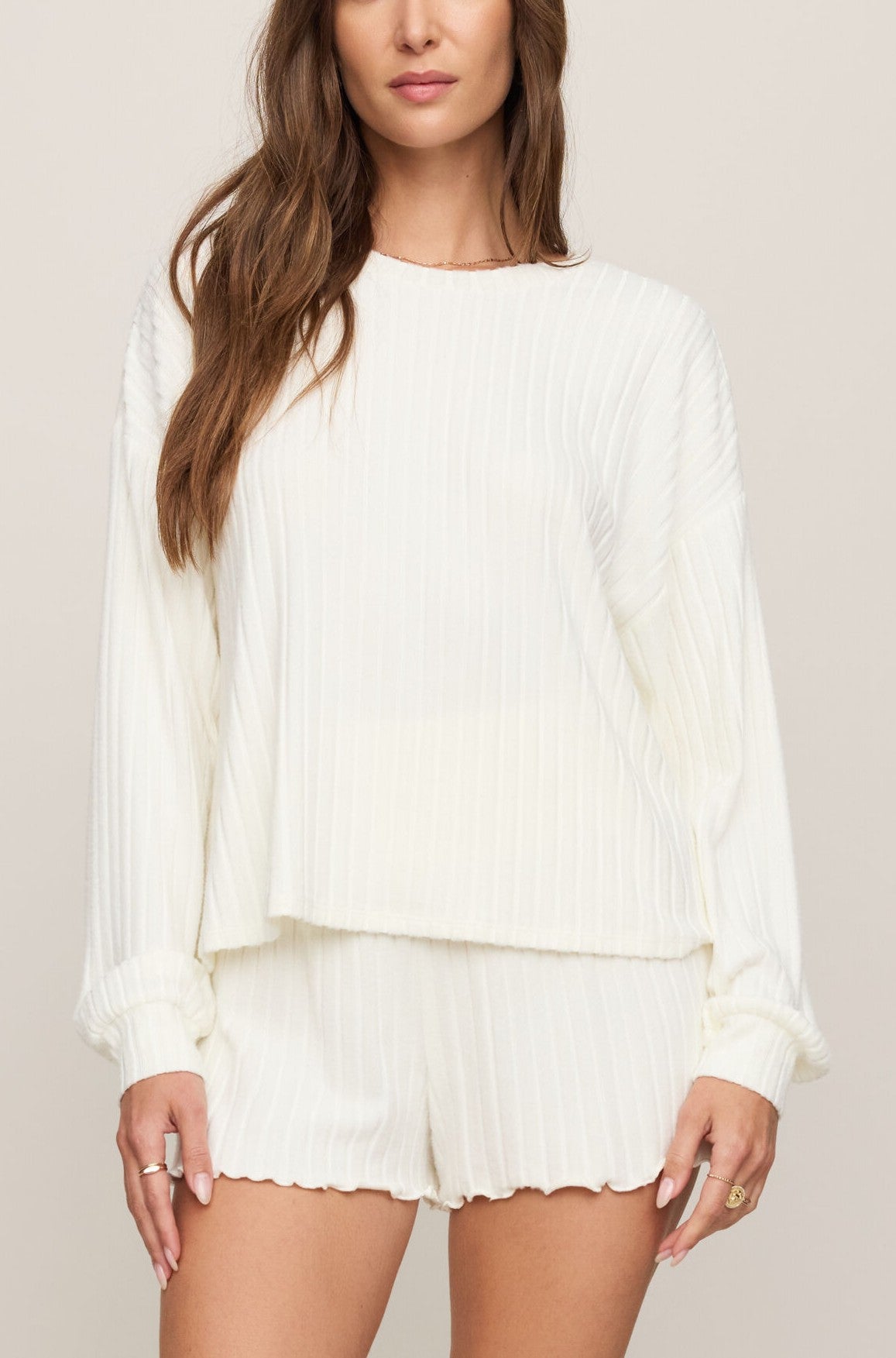Daydream Rib Long Sleeve Top