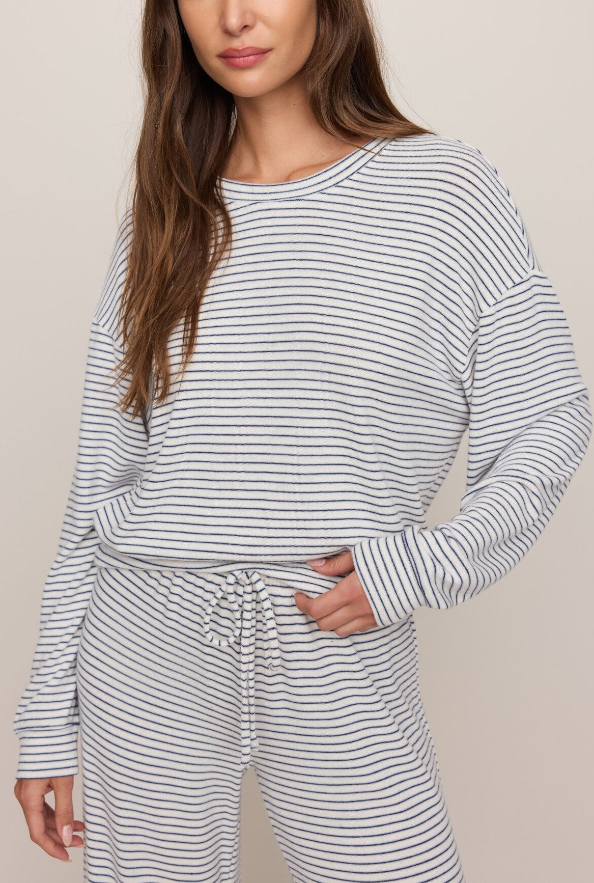 Classic Stripe Ls Top