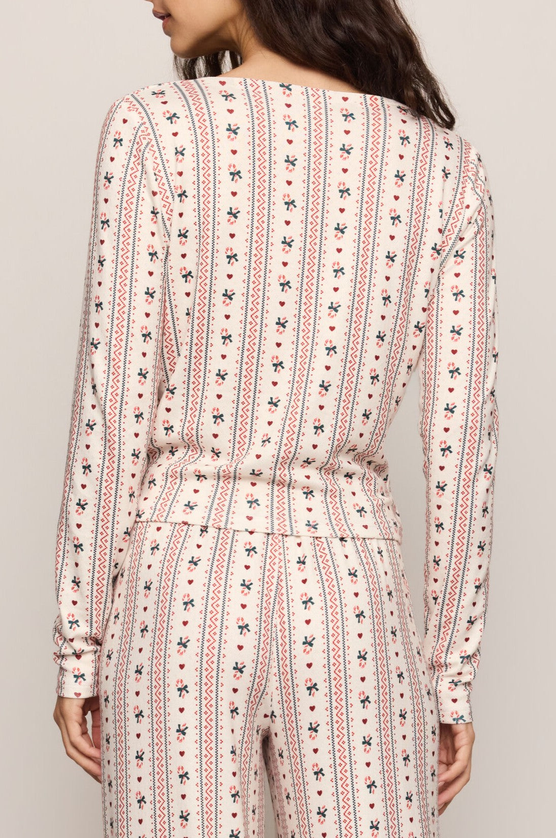 Candy Cane Long Sleeve Top