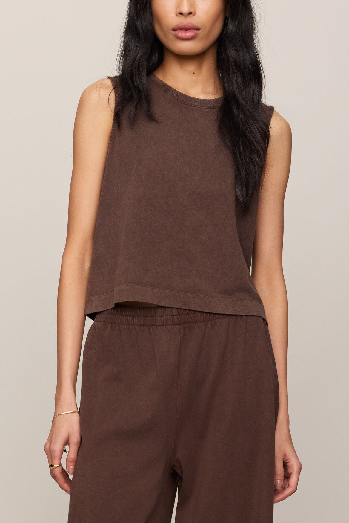 Sloane Jersey Muscle Tank
