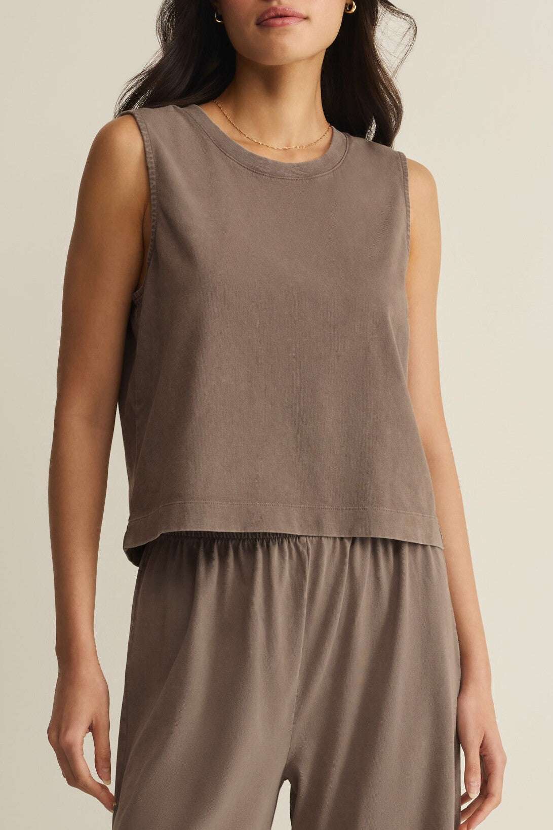 Sloane Jersey Muscle Tank