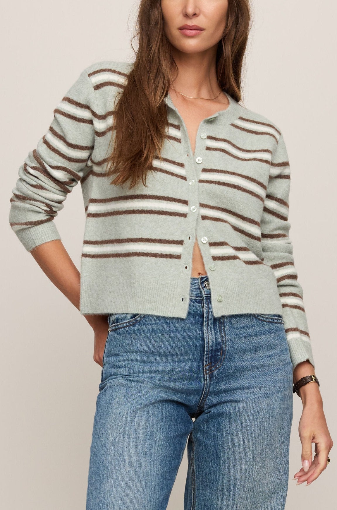 Medina Stripe Cardigan