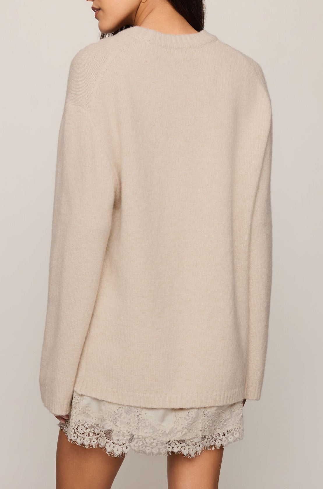 Chill Mode Sweater In Frosted Pearl