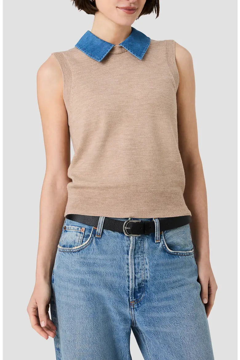 Babysoft Collared Knit Vest