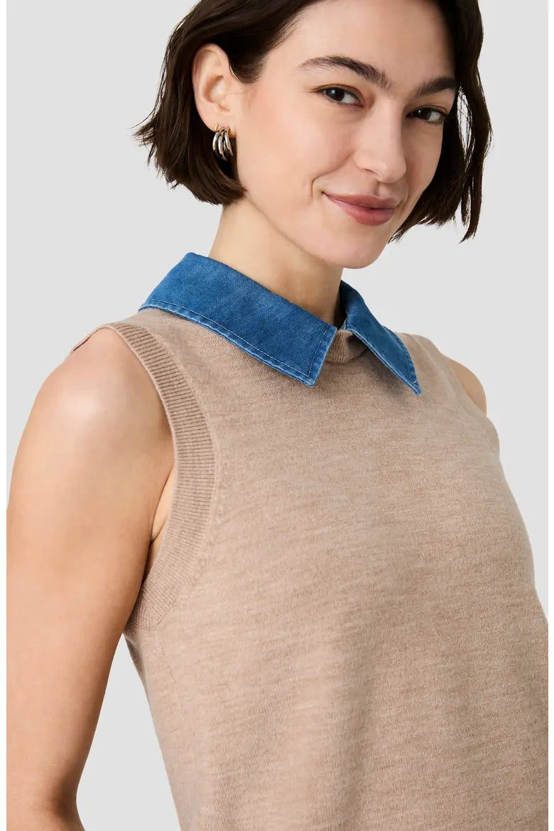 Babysoft Collared Knit Vest