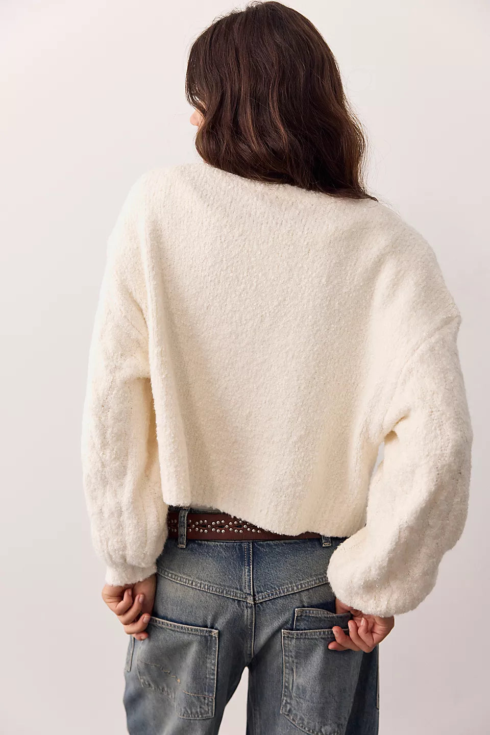 Thistle Cardi In Sugar Swizzle
