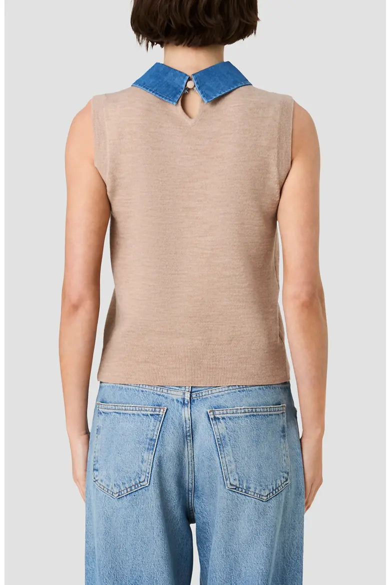 Babysoft Collared Knit Vest