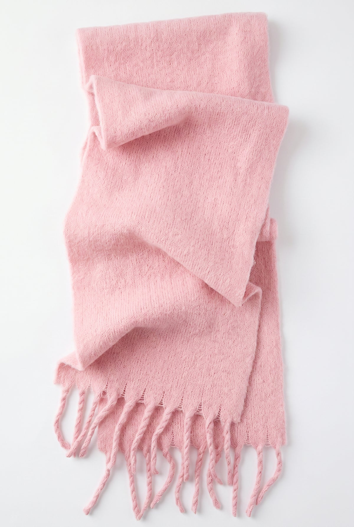 Solid Cozy Scarf In Pink