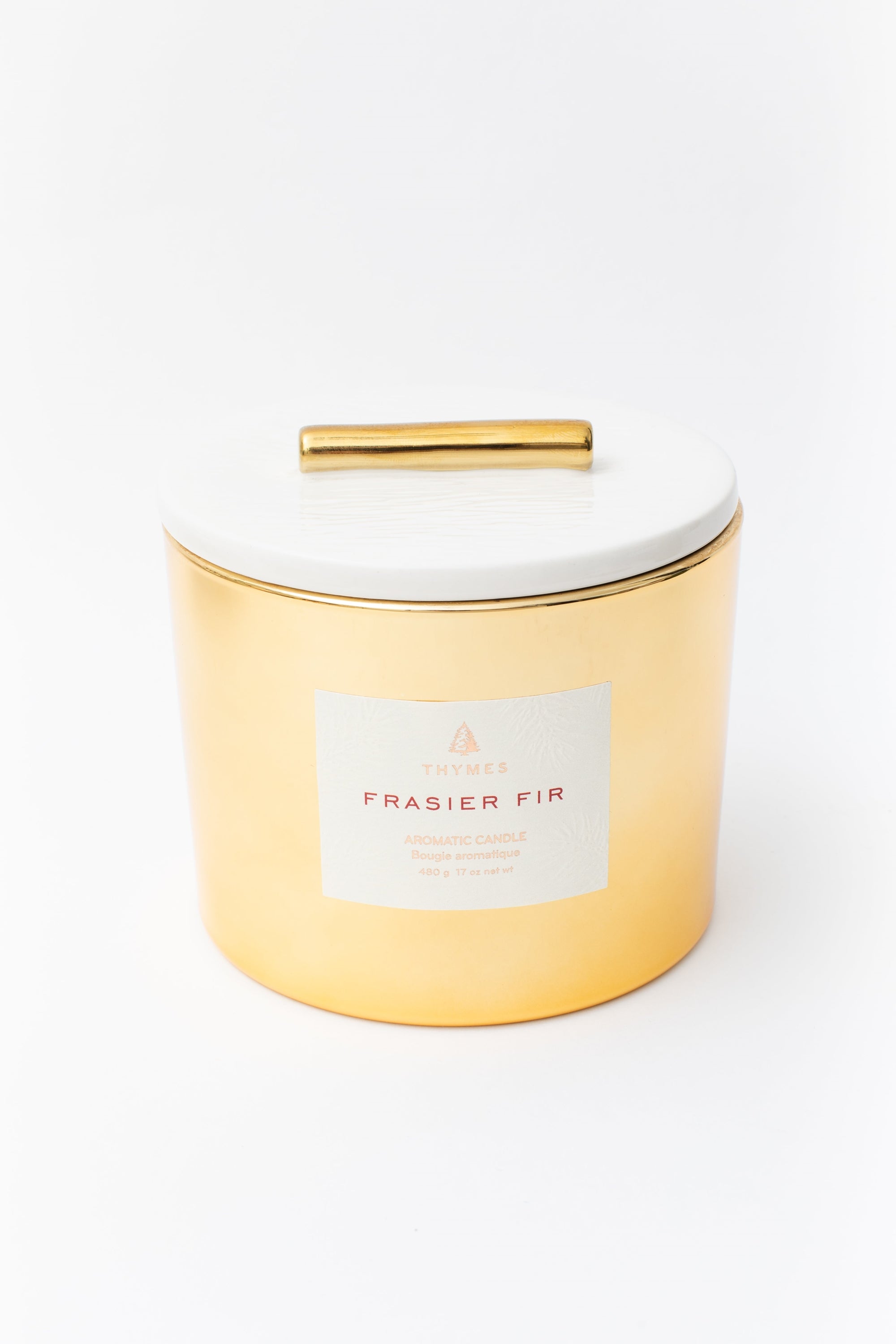 Fraisr Fir Gold Candle 3 Wick-