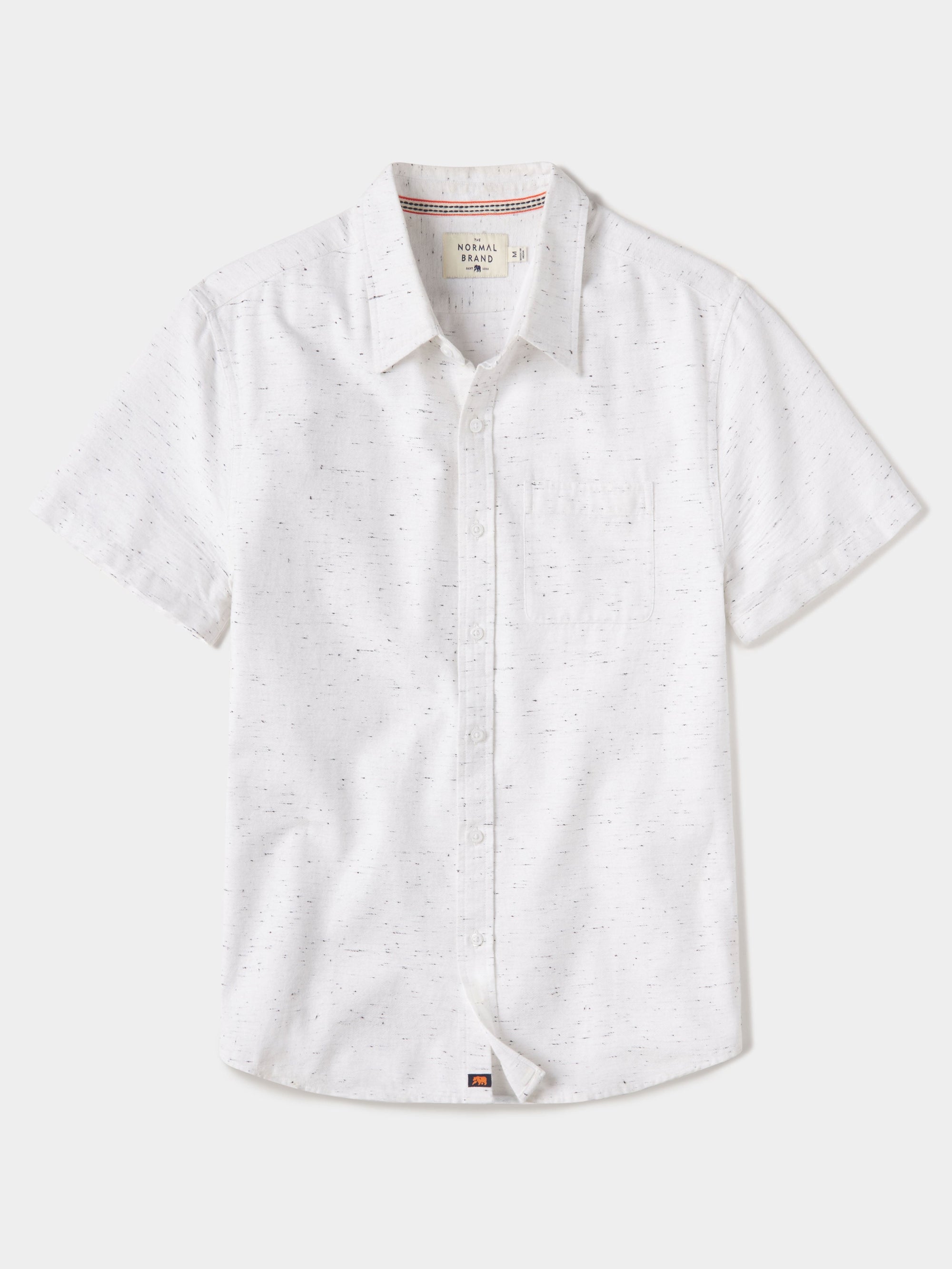 Freshwater Button Up Ivory Crinkle