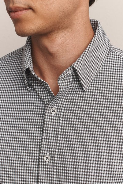 Commuter Shirt In Brown Gingham