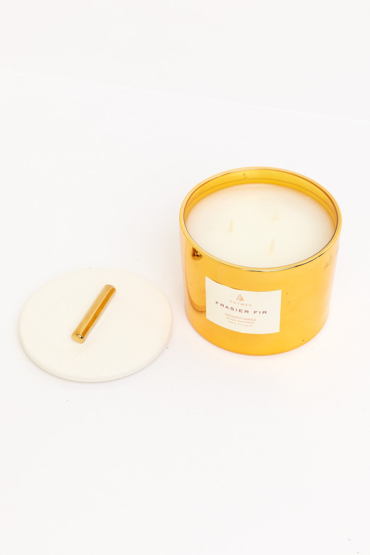 Poured Candle 3 Wick Gilded Gold 17 Oz