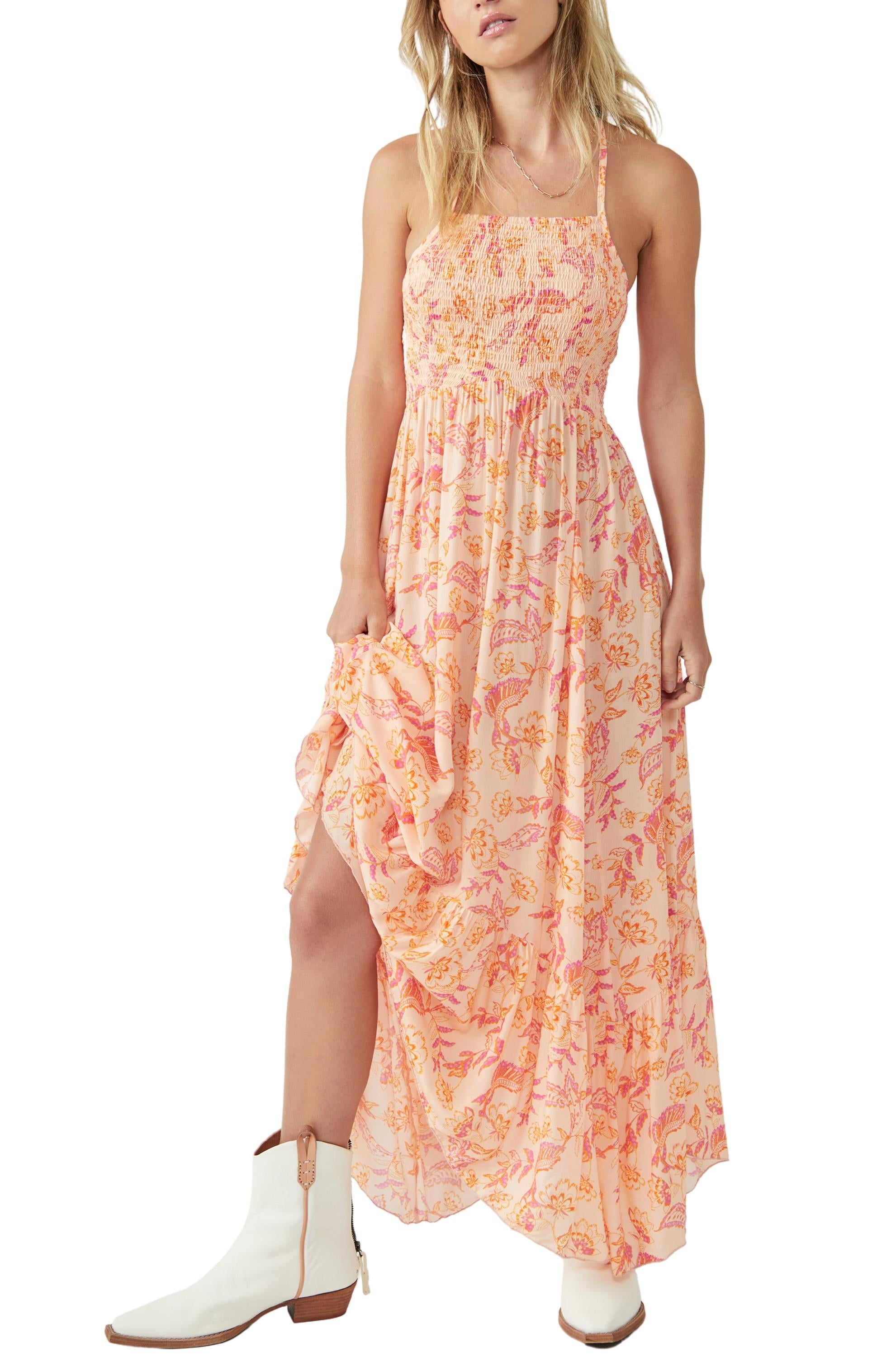 Heat Wave Printed Maxi Dress