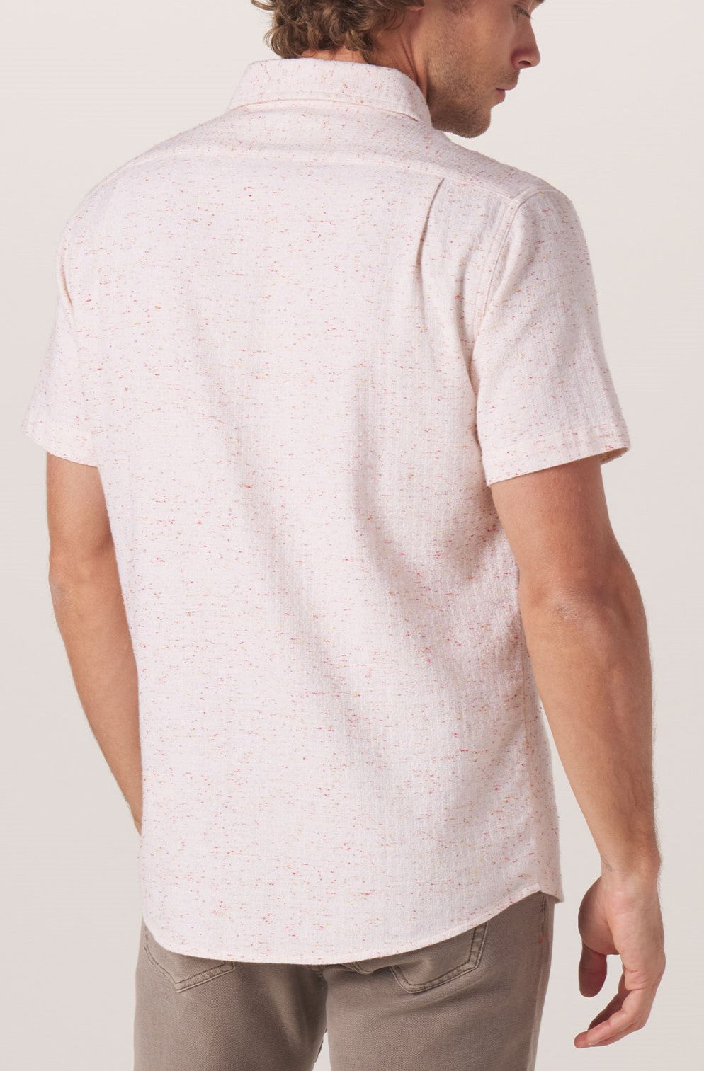 Freshwater Button Up Ivory Crinkle