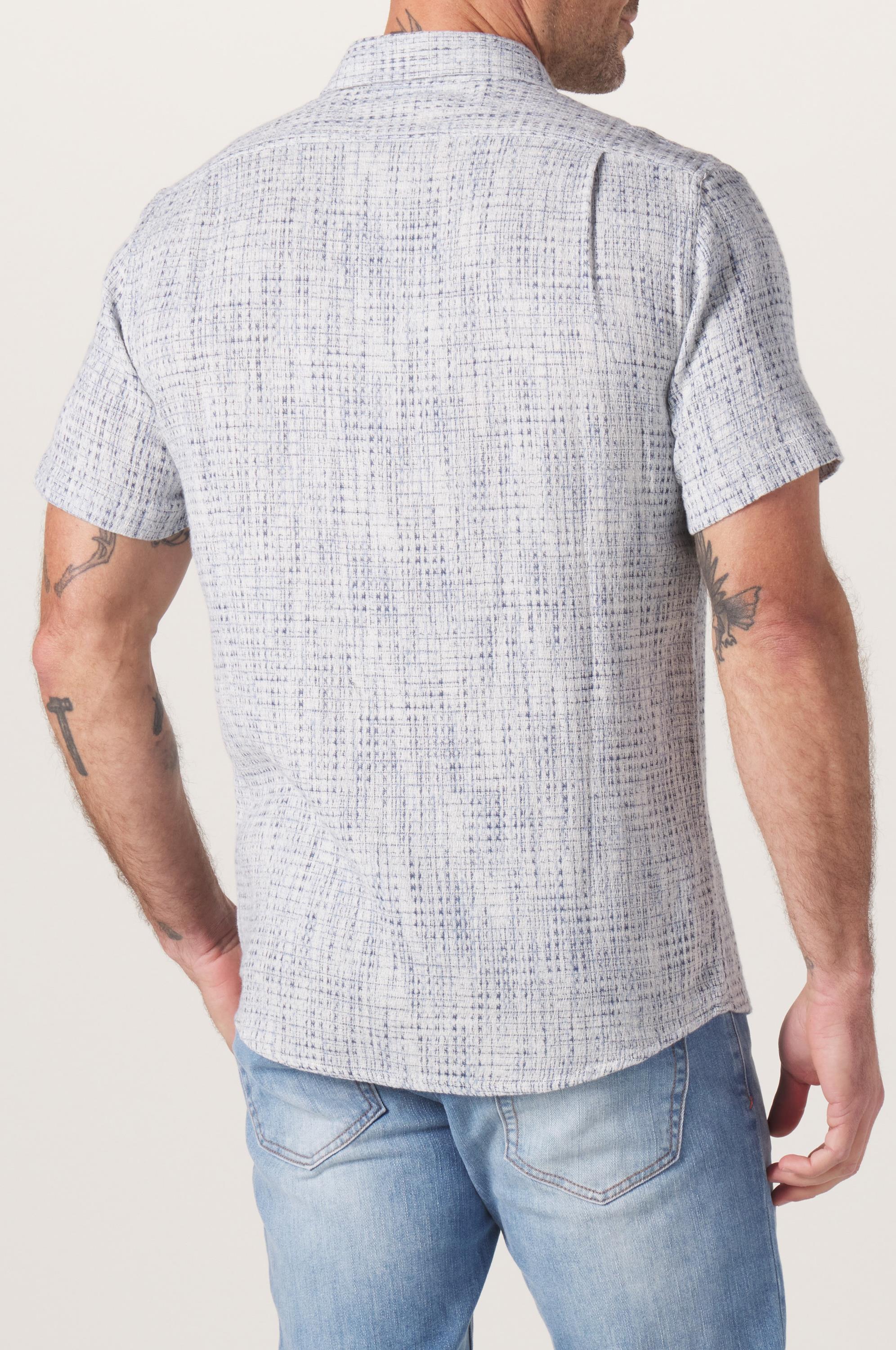 Freshwater Button Up Ivory Crinkle