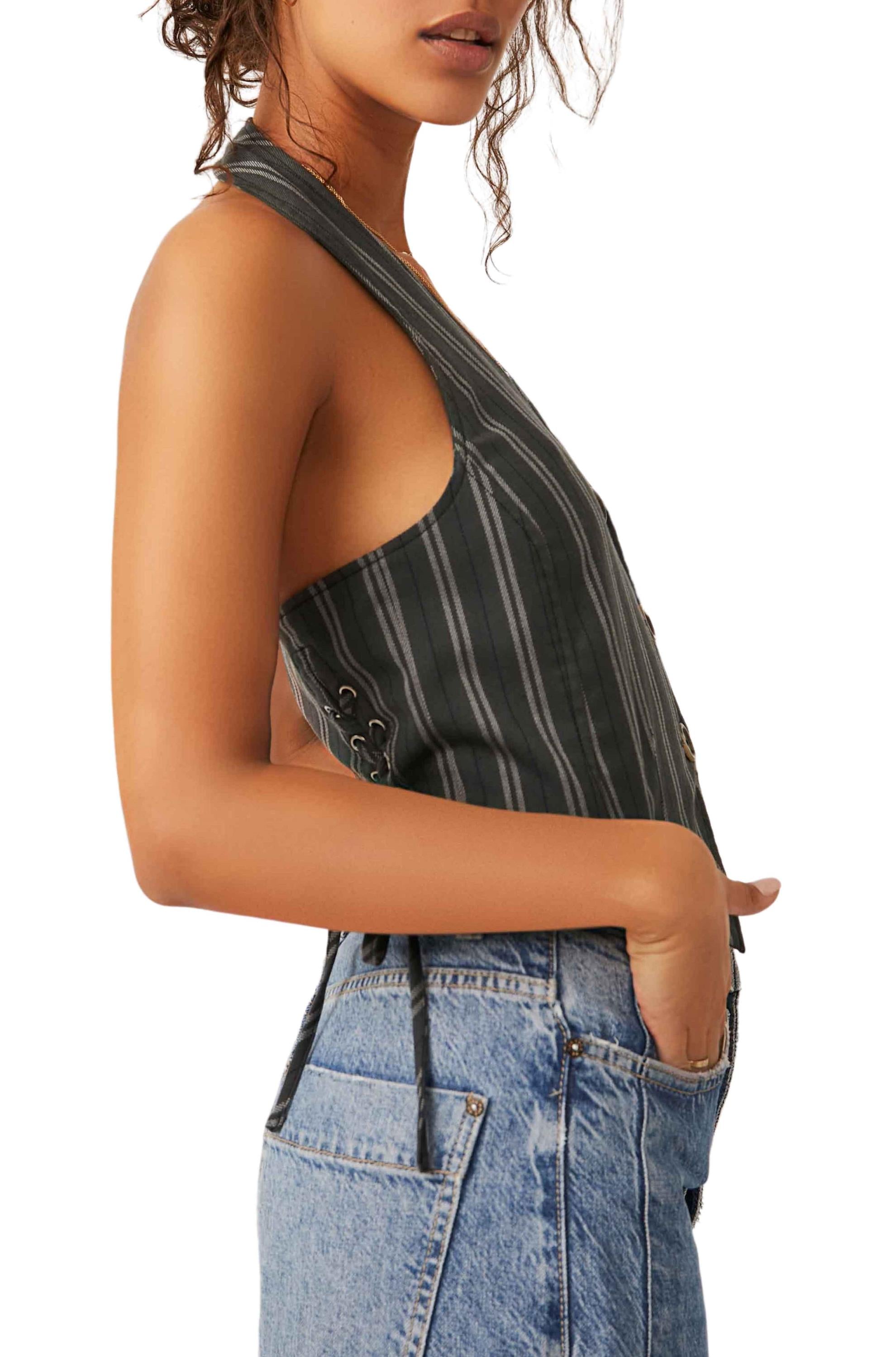 Dakota Stripe Vest