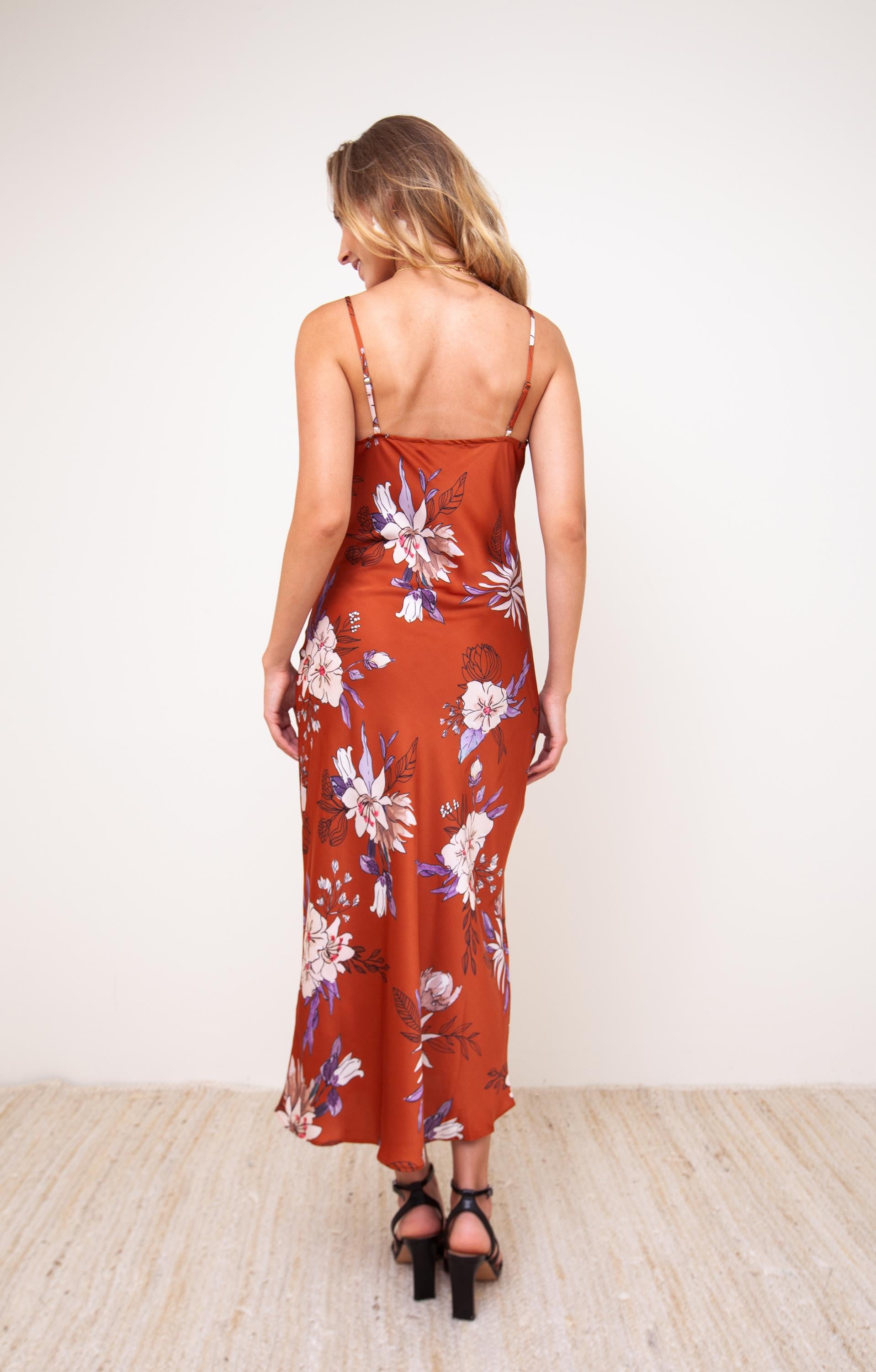 Liddy Button Midi Dress