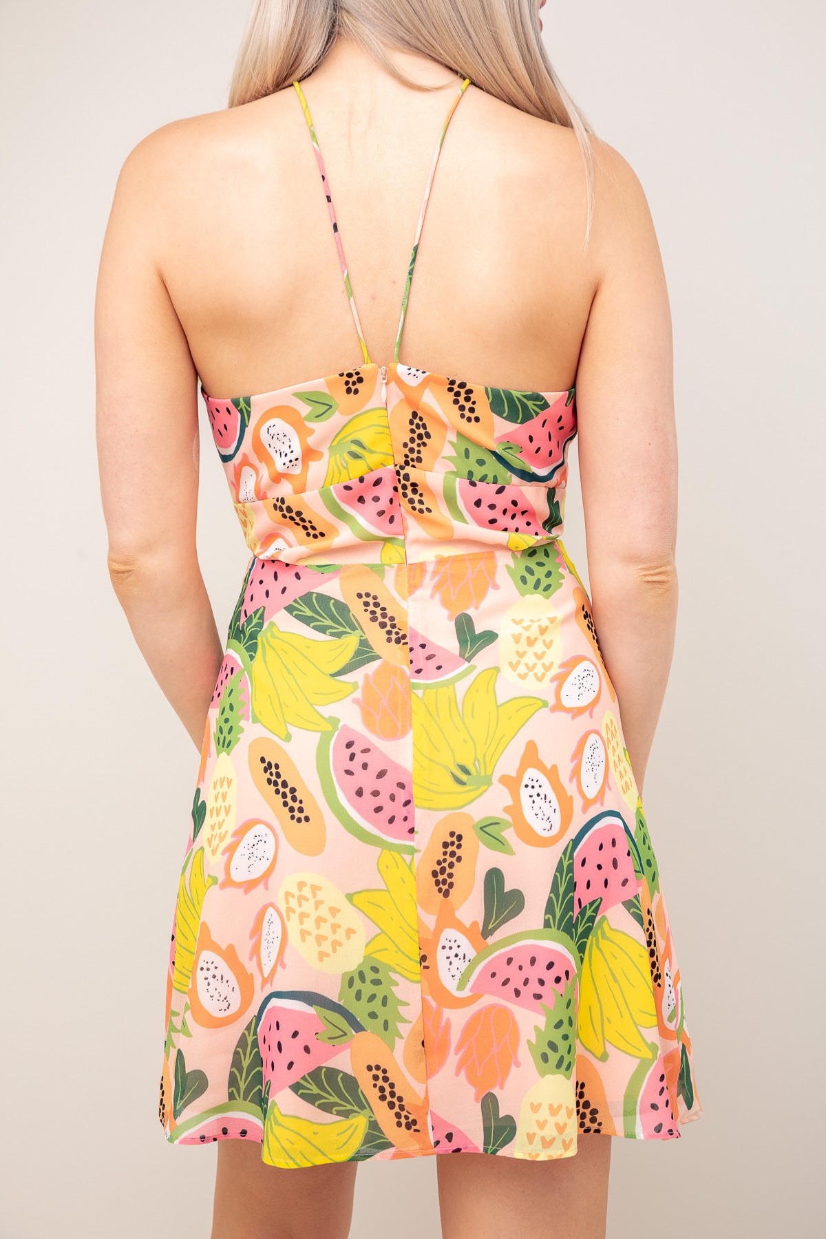 Dua Fruit Print Mini Dress