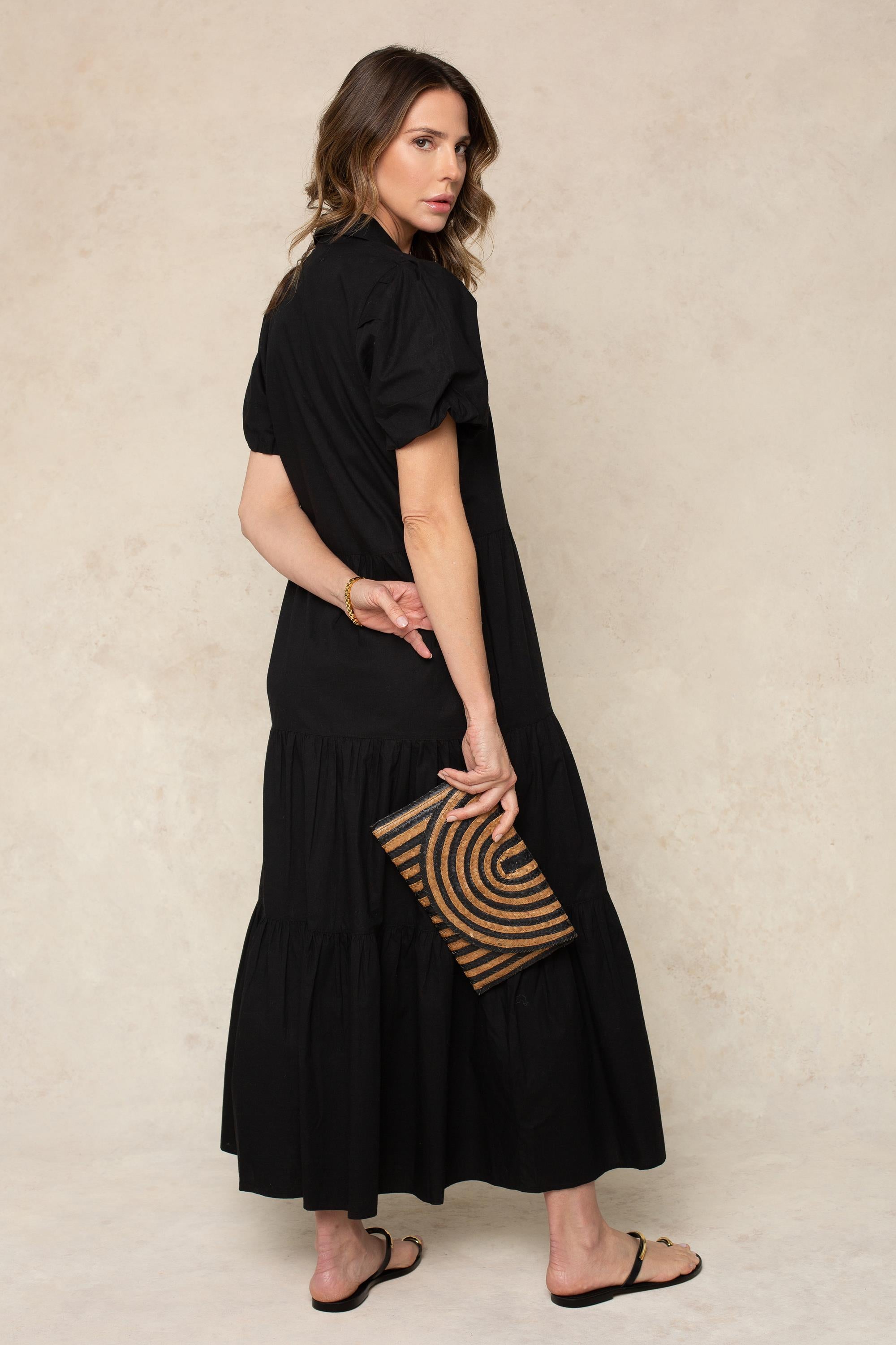 Tiered Midi Dress