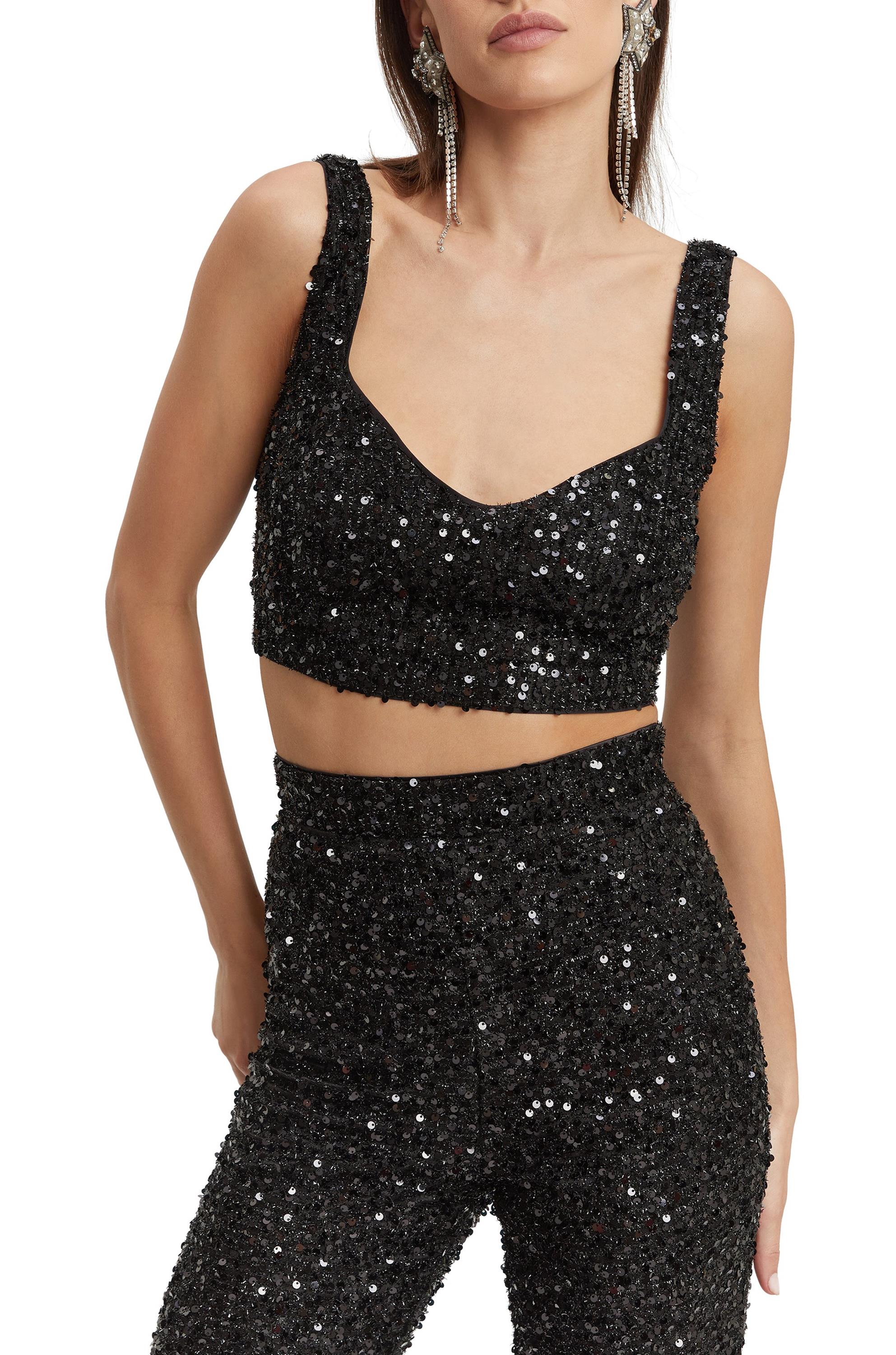 Celestial Sequin Crop