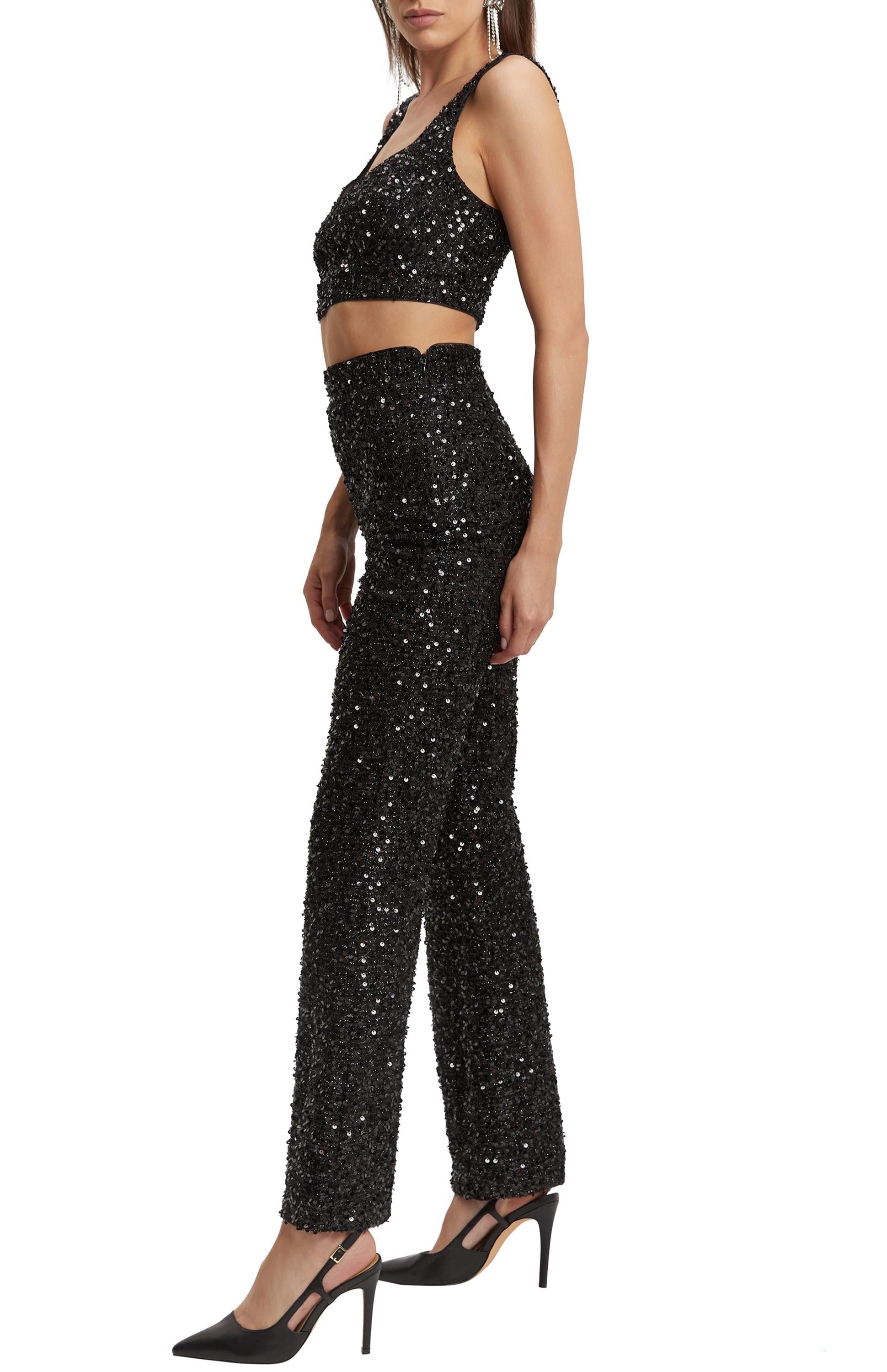 Celestial Sequin Crop