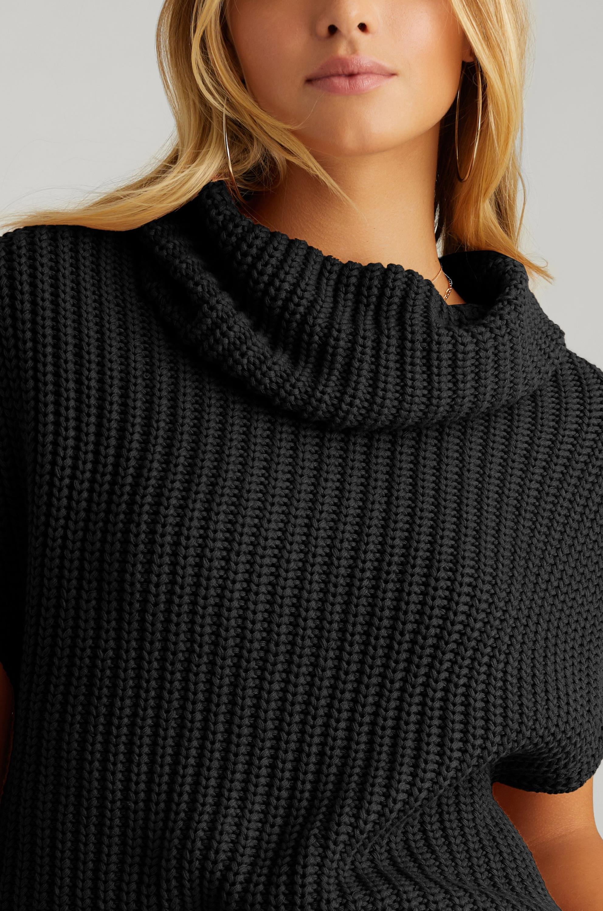 Cate Sleeveless Turtleneck Sweater