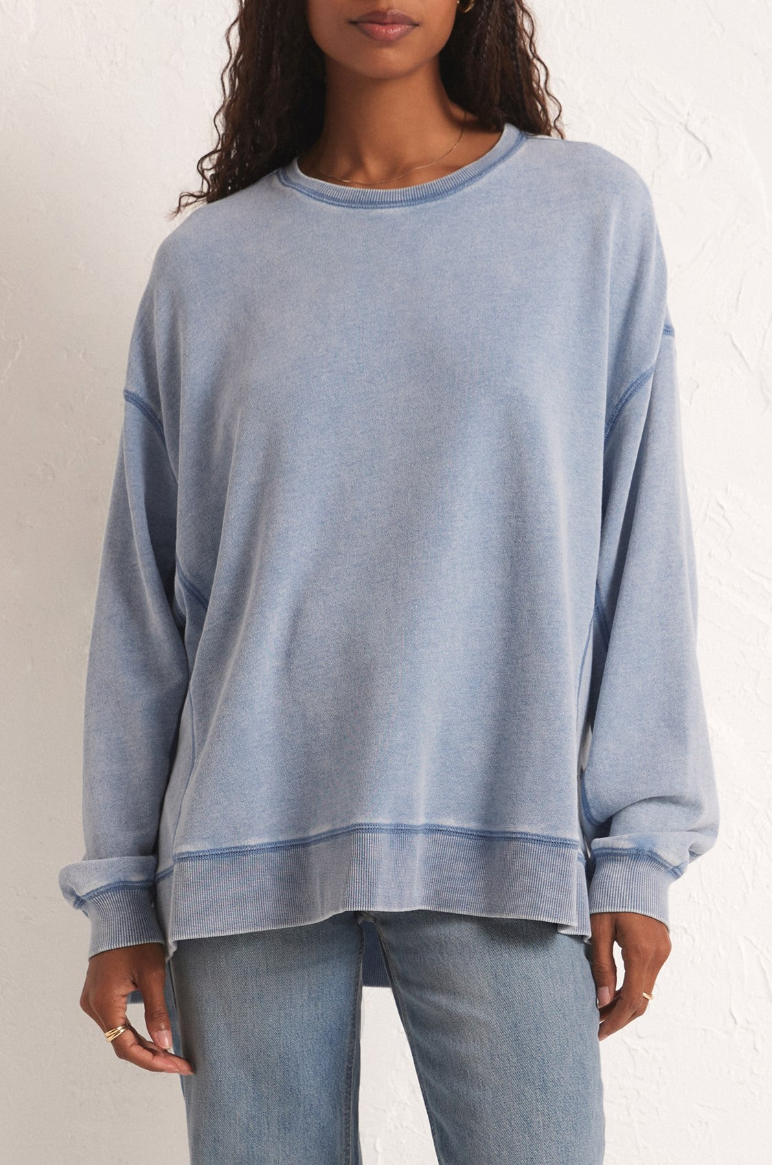 Knit Denim Modern Weekender