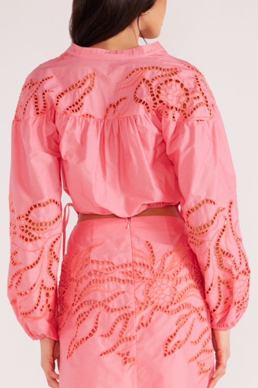 Darla Broderie Blouse