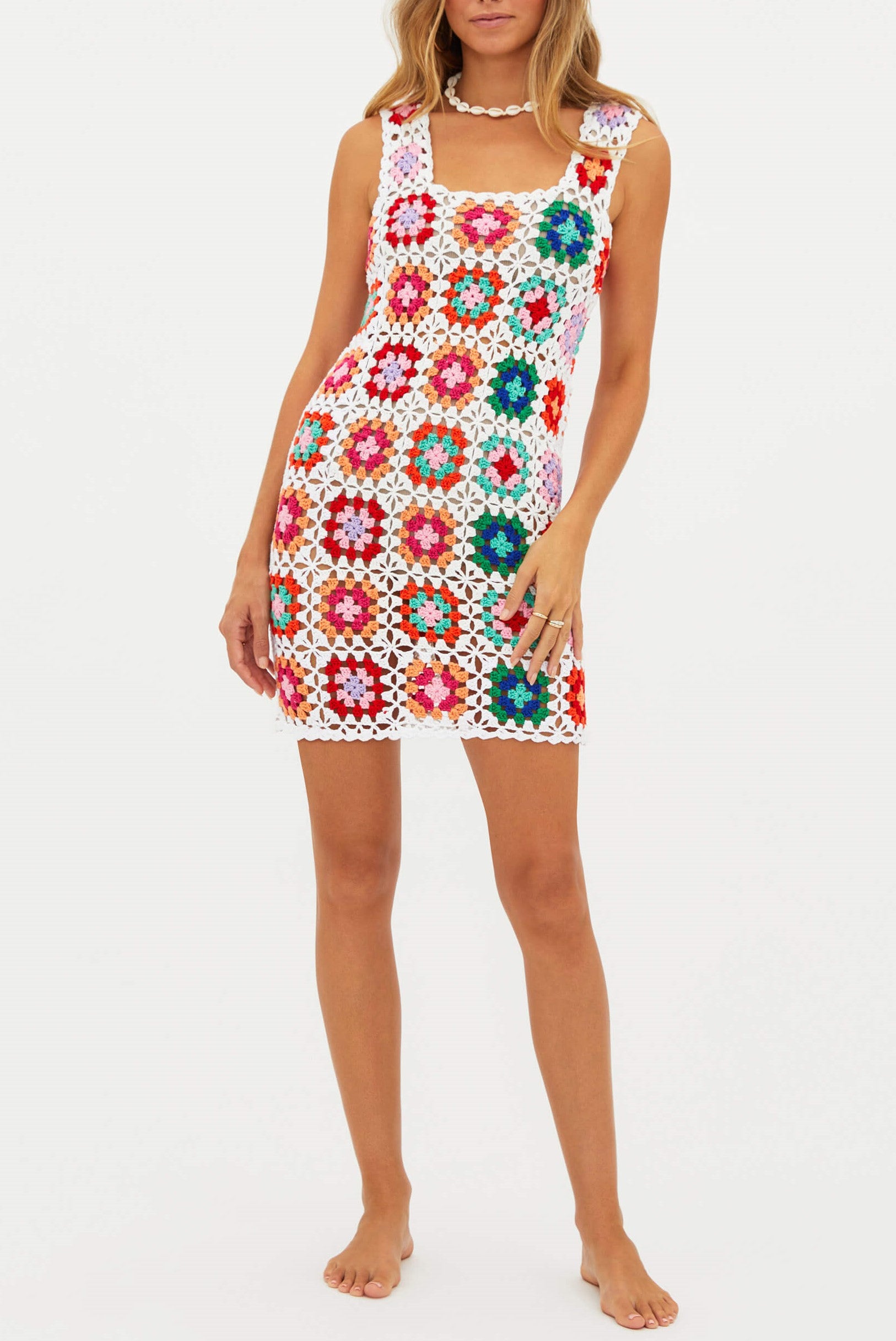 Tropical Sunset Crochet Cover-Up