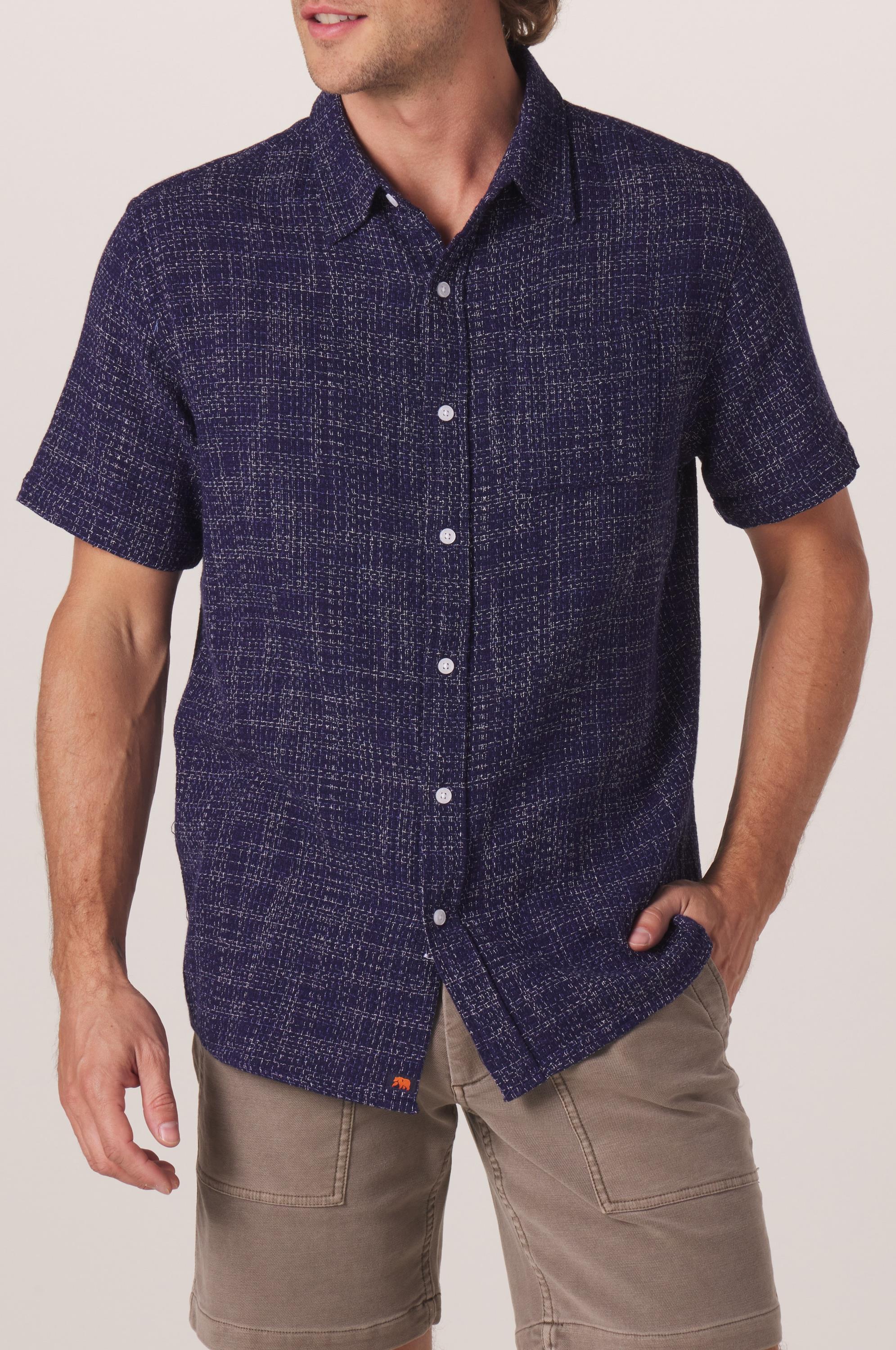 Freshwater Button Up Ivory Crinkle