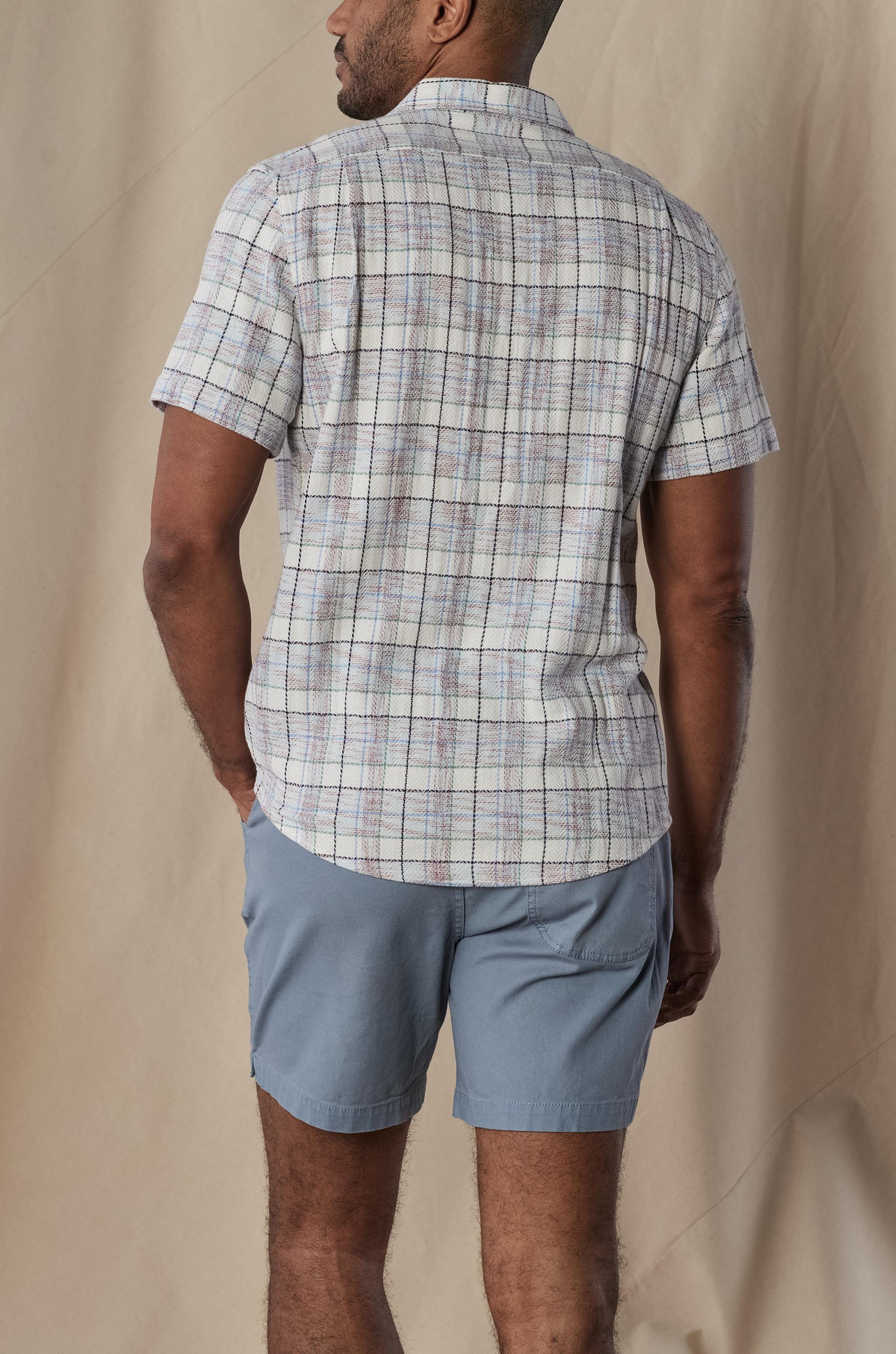 Freshwater Button Up Ivory Crinkle