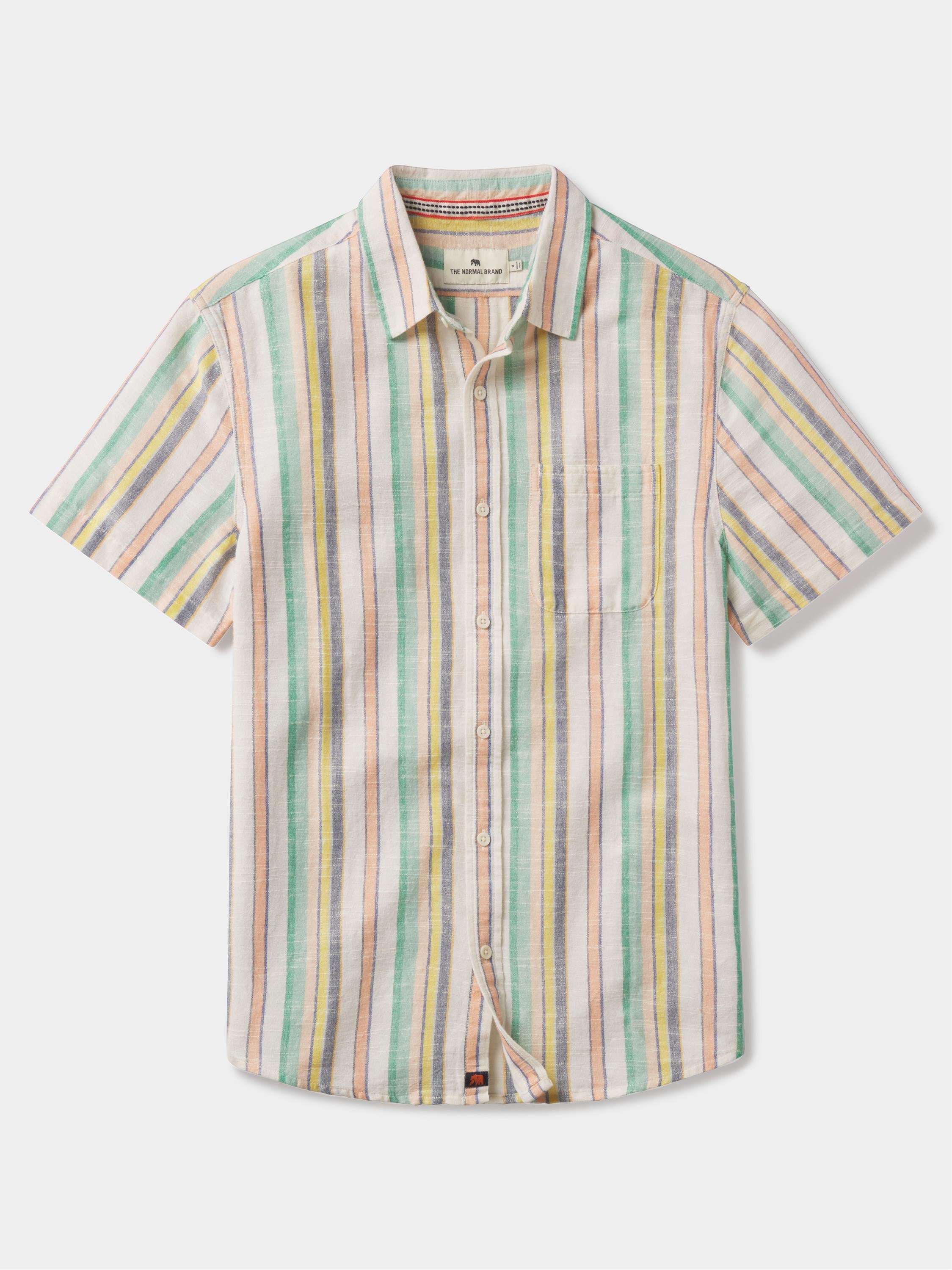 Freshwater Button Up Ivory Crinkle