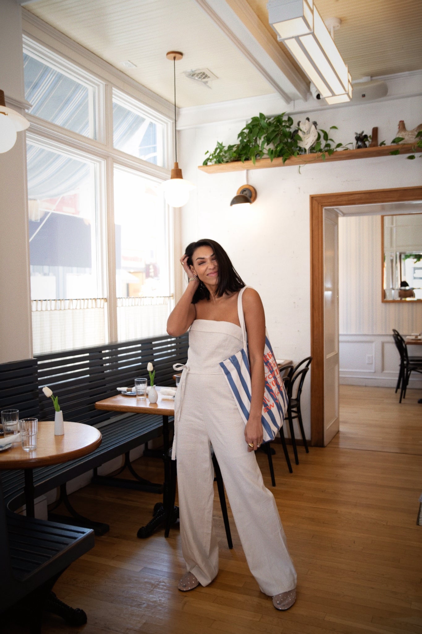 Linen Blend Jumpsuit