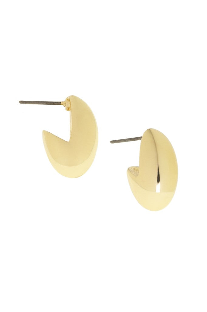 Elongated Bean Post - Gold