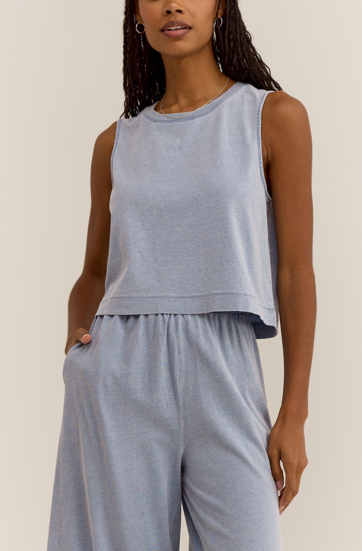 Sloane Jersey Muscle Tank