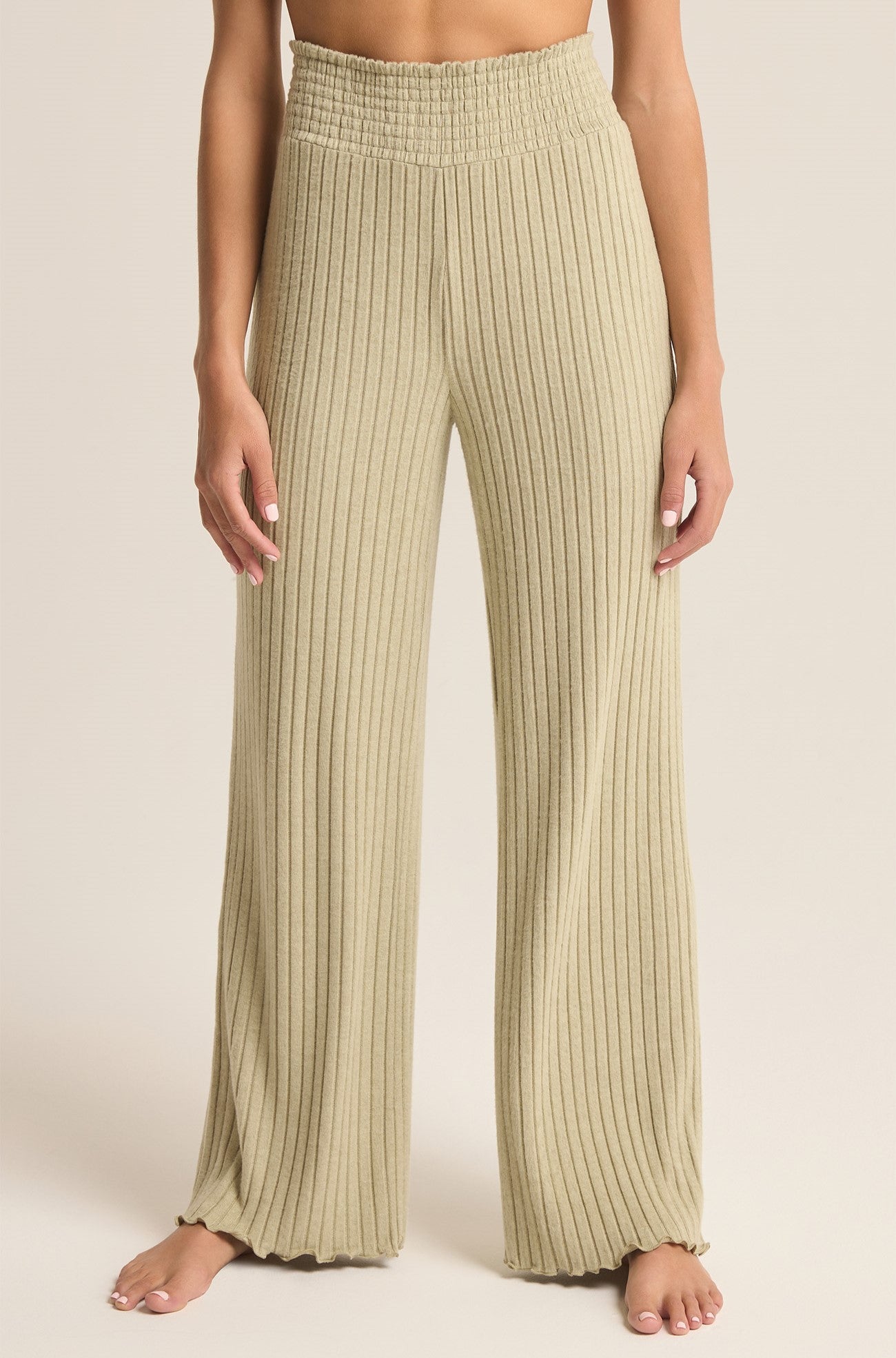 Dawn Smocked Rib Pant