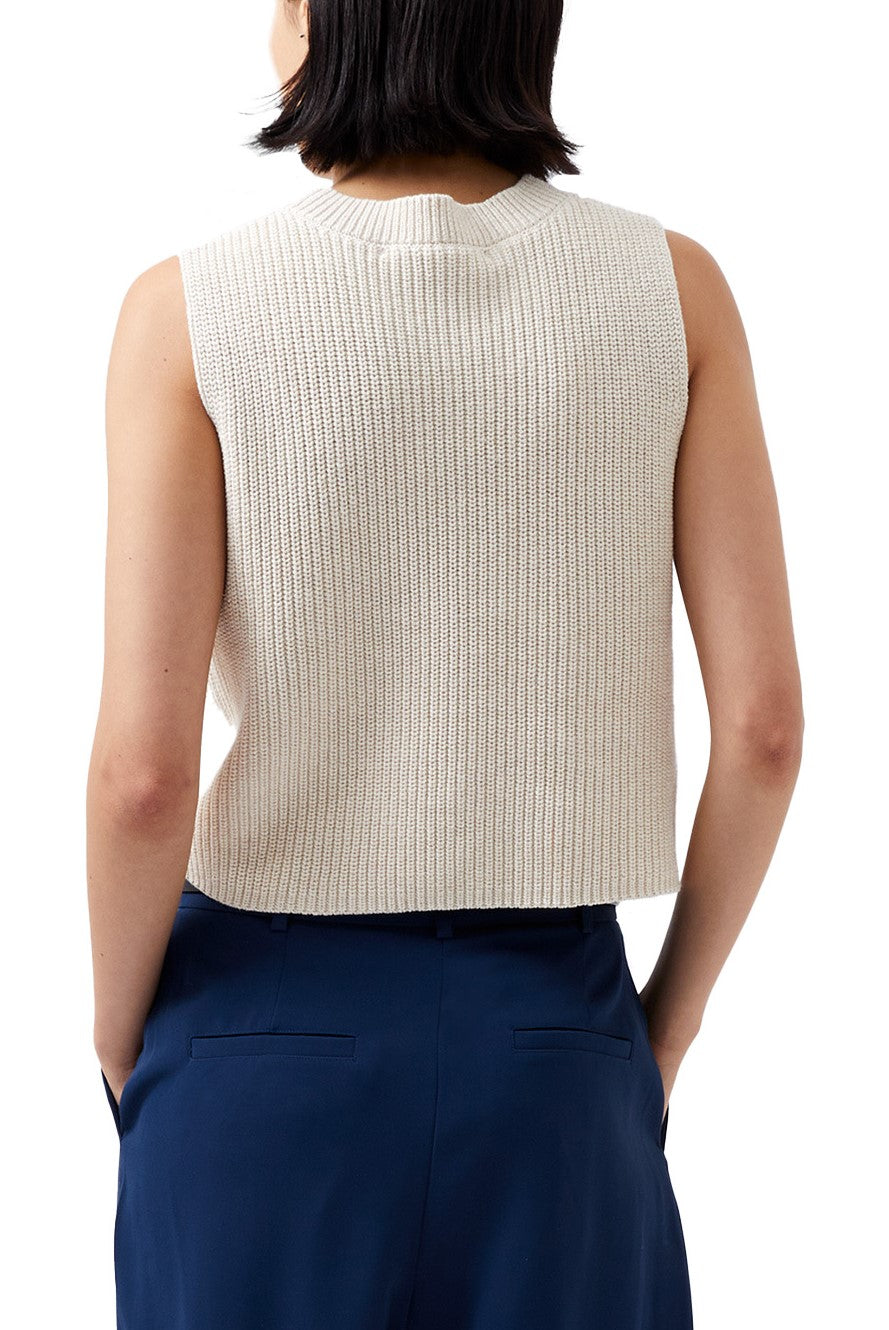 Mozart Crewneck Cropped Vest