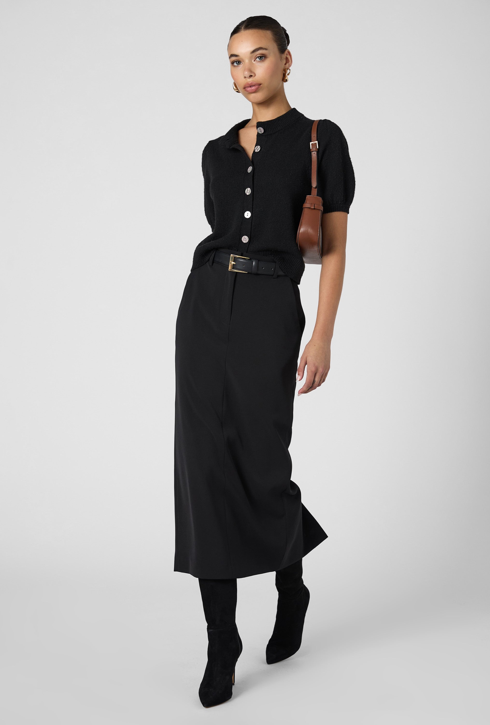 Puff Sleeve Cardigan