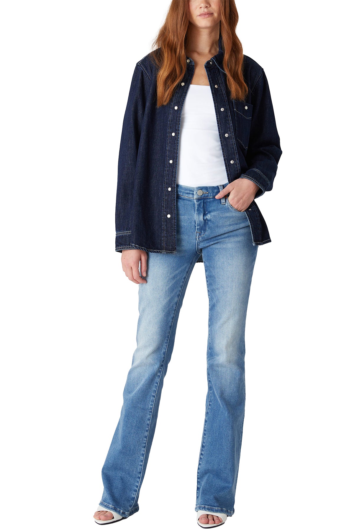 Dark Rinse Denim Shirt