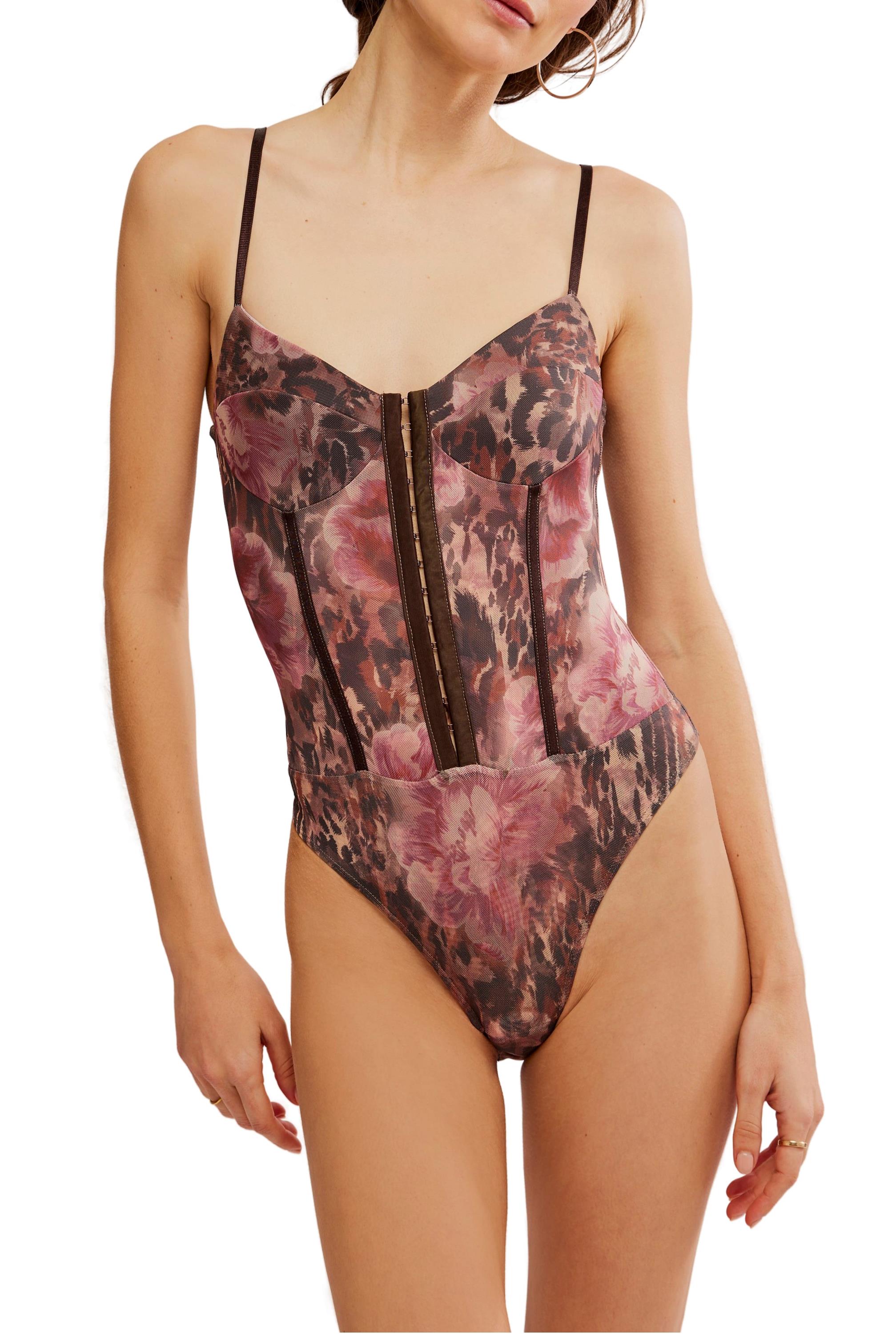 Printed Night Rhythm Bodysuit